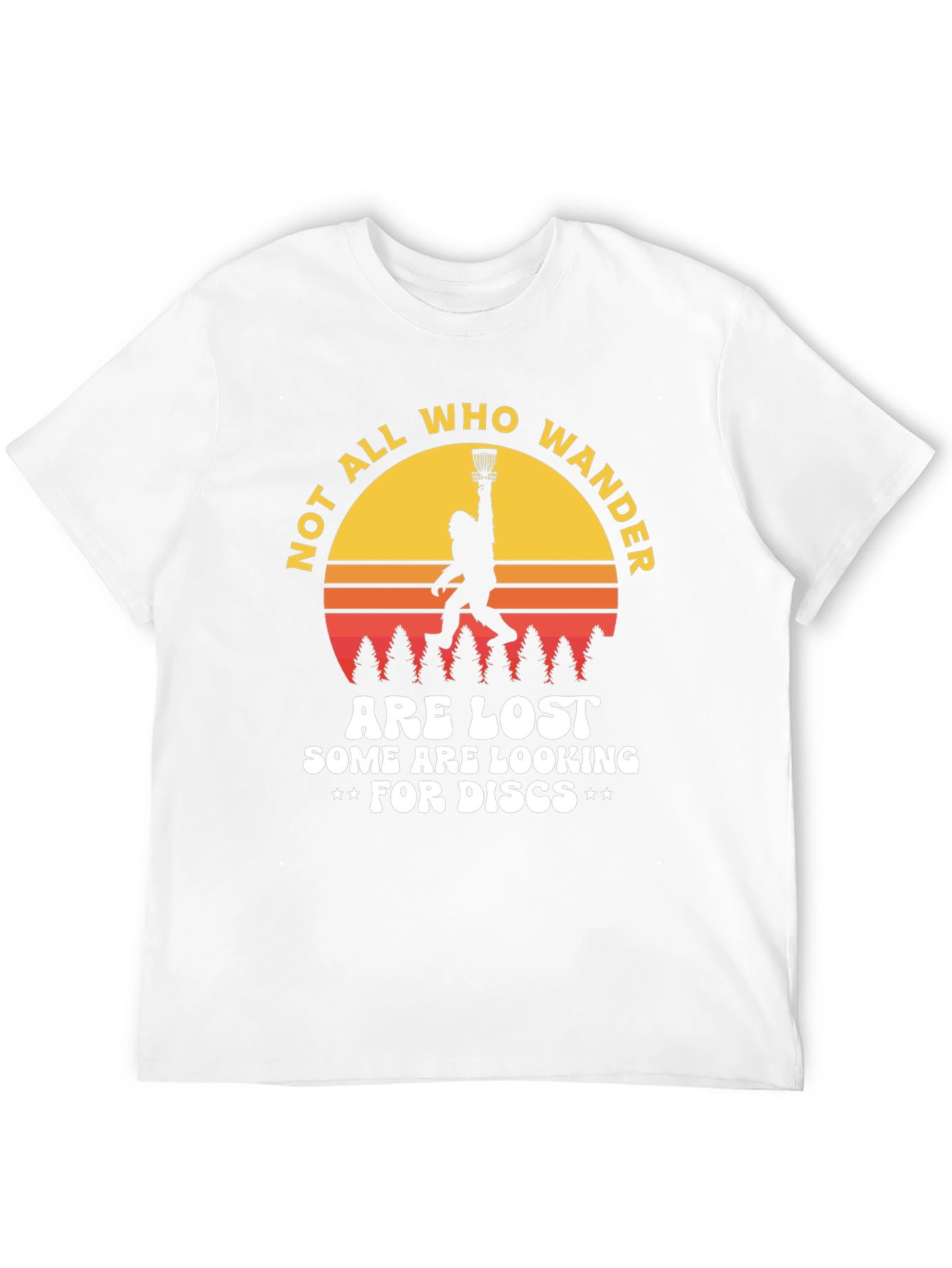 Not All Who Wander Disc Golf Tee