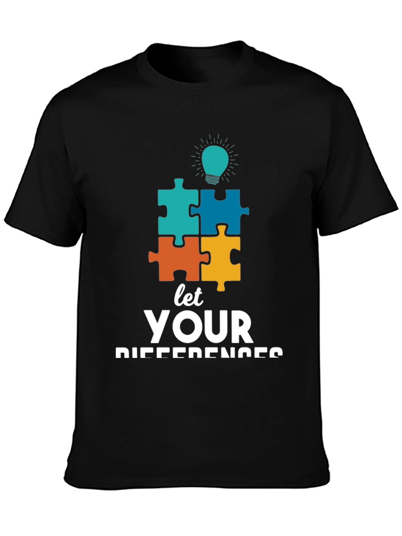 Autism Awareness Graphic Tee: Let Your Differences Shine
