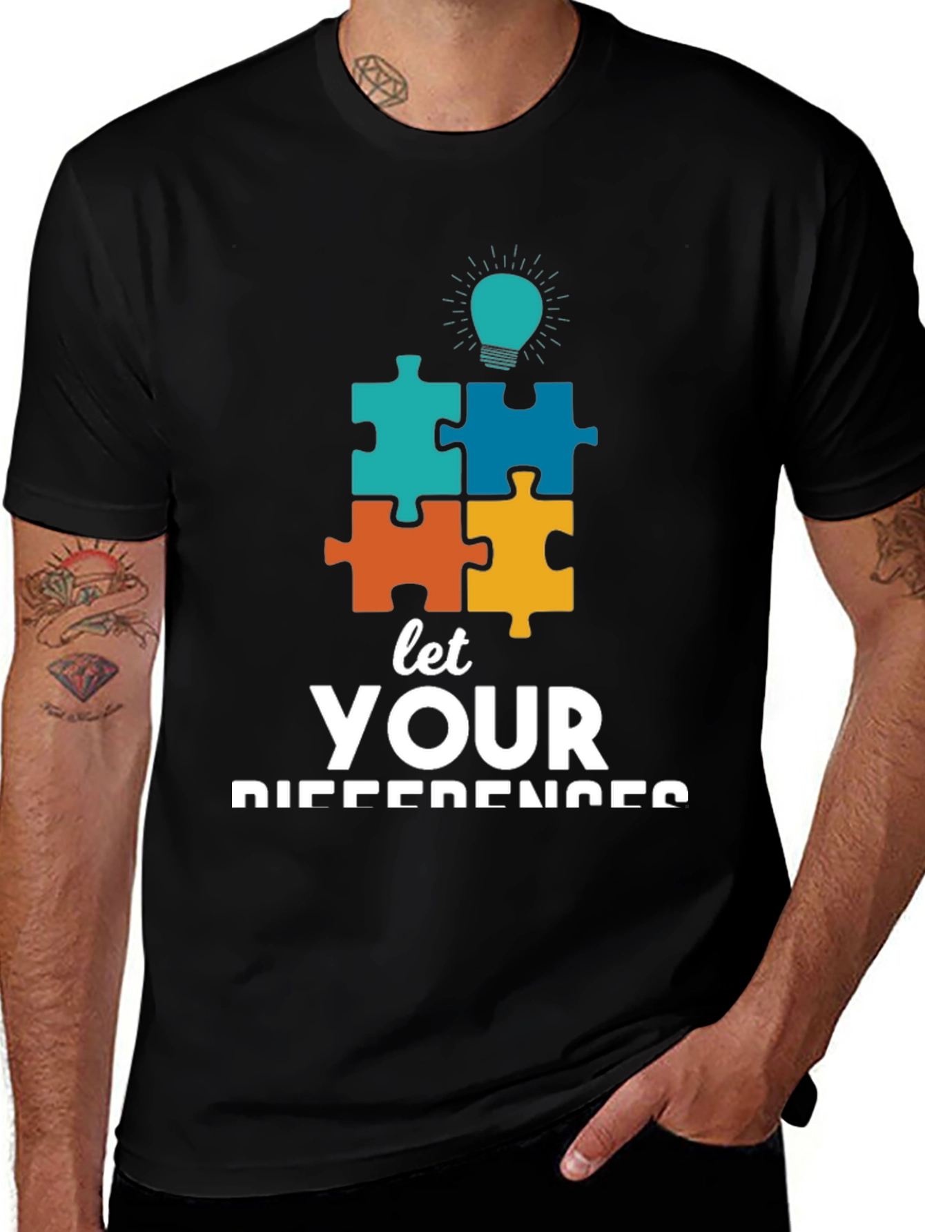 Autism Awareness Graphic Tee: Let Your Differences Shine