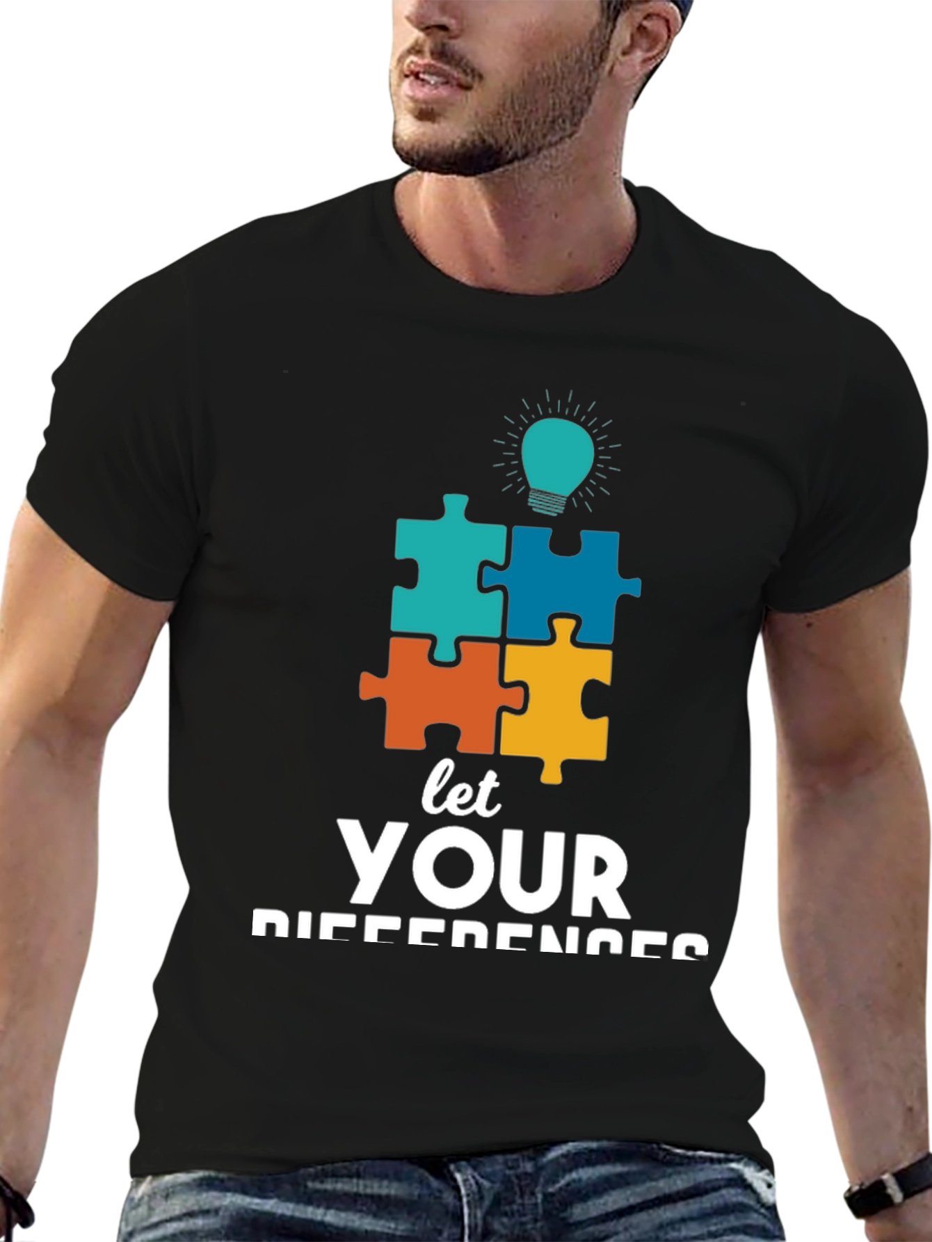 Autism Awareness Graphic Tee: Let Your Differences Shine