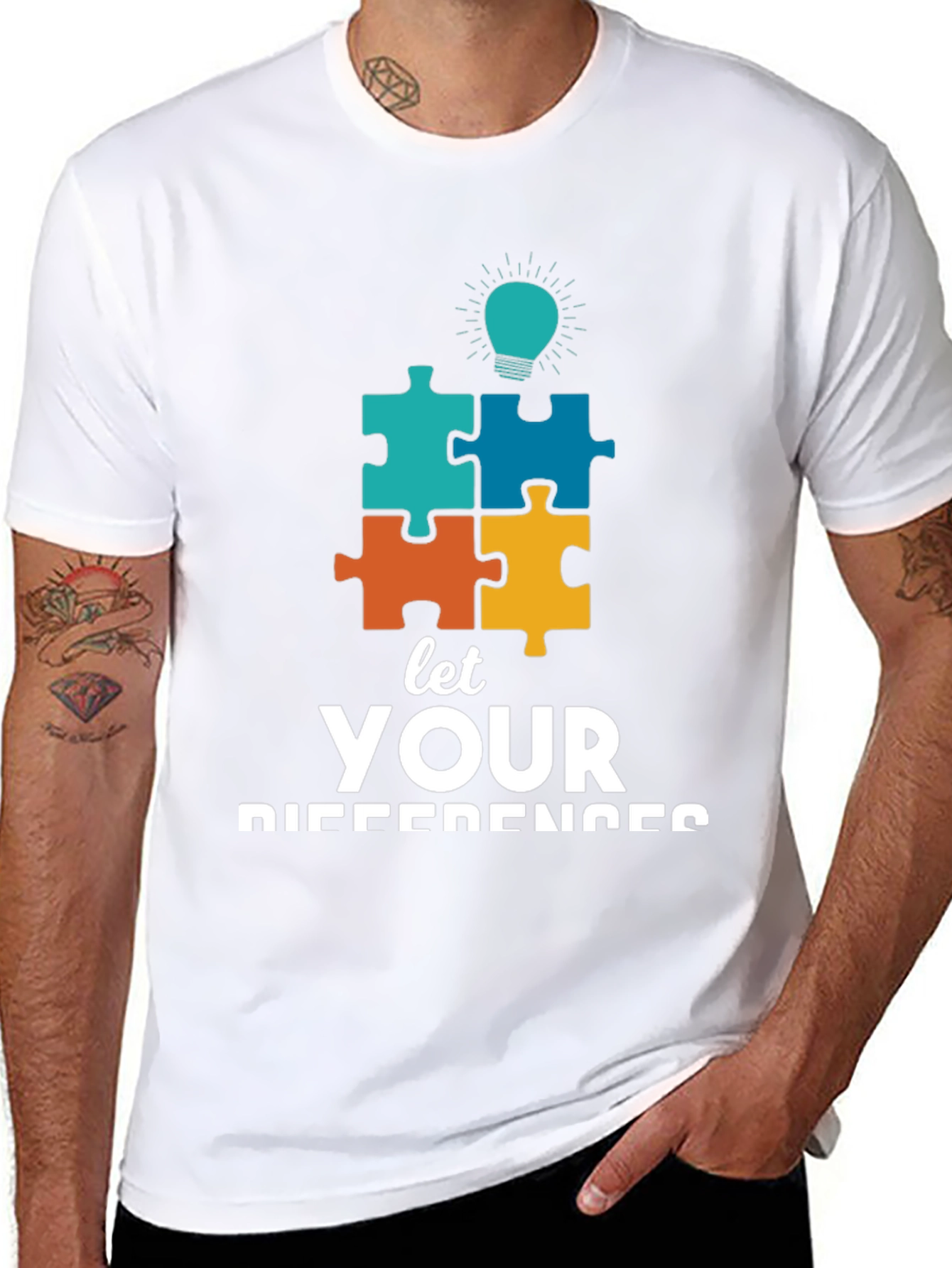 Autism Awareness Graphic Tee: Let Your Differences Shine