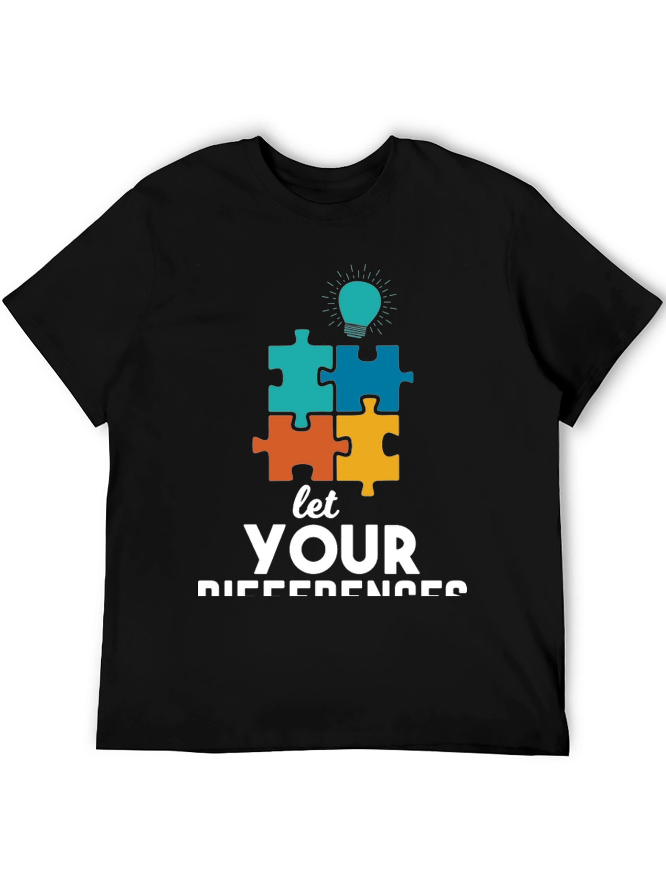 Autism Awareness Graphic Tee: Let Your Differences Shine