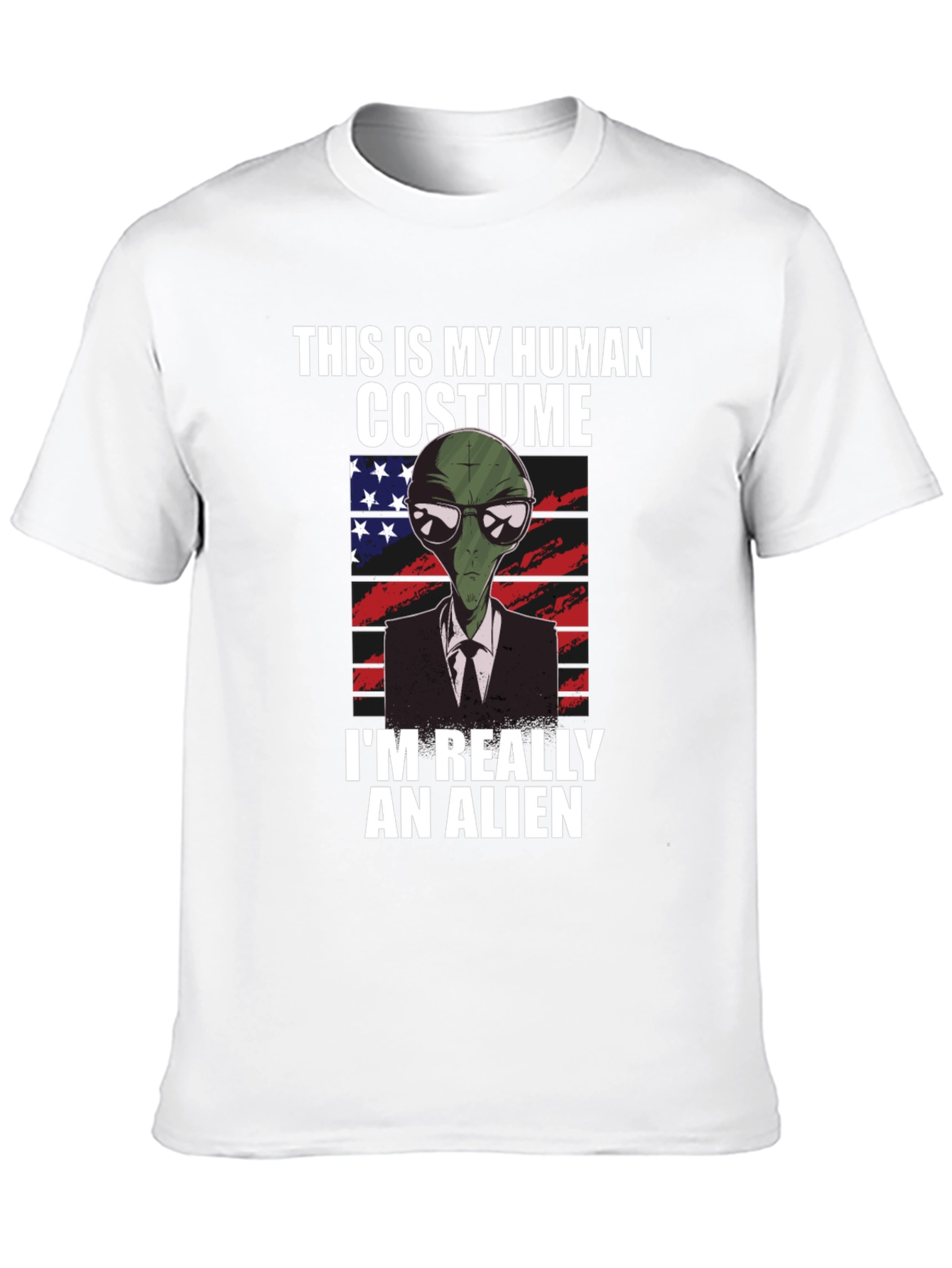 Human Costume Alien T-Shirt: Funny & Unique Design