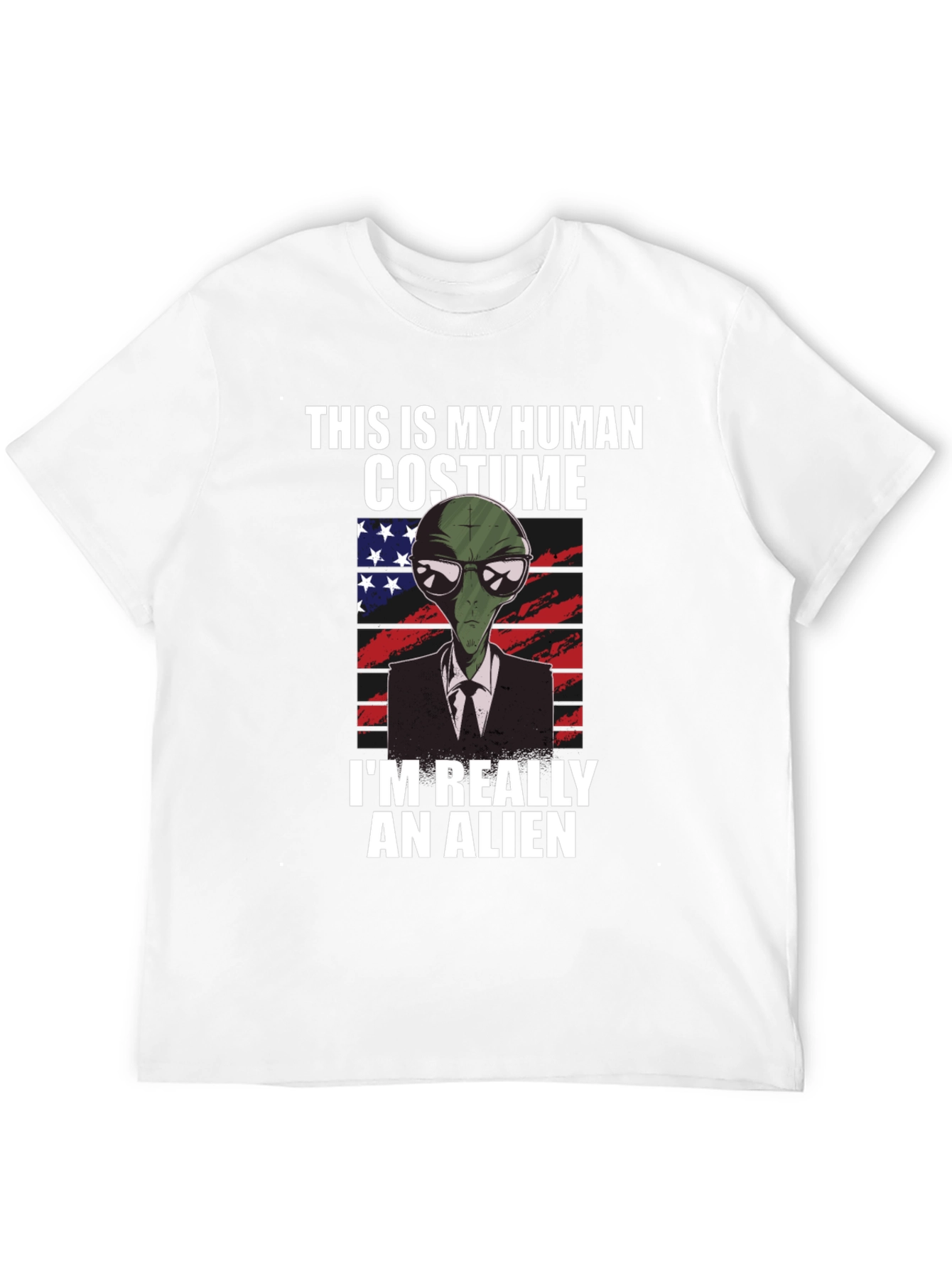 Human Costume Alien T-Shirt: Funny & Unique Design