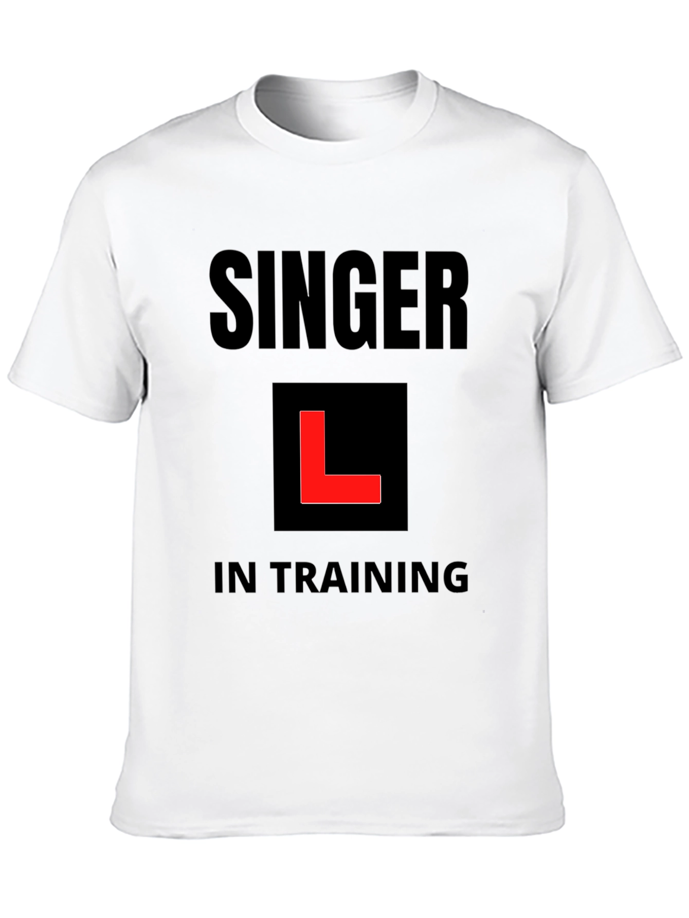 Singer in Training Black T-Shirt