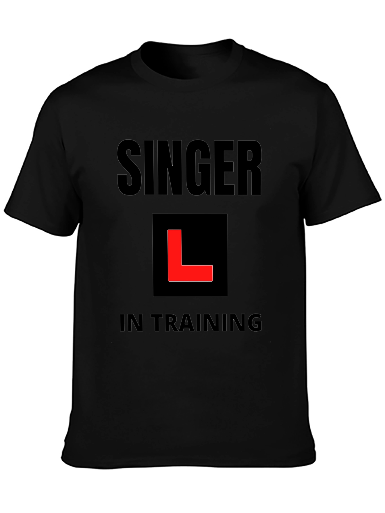 Singer in Training Black T-Shirt