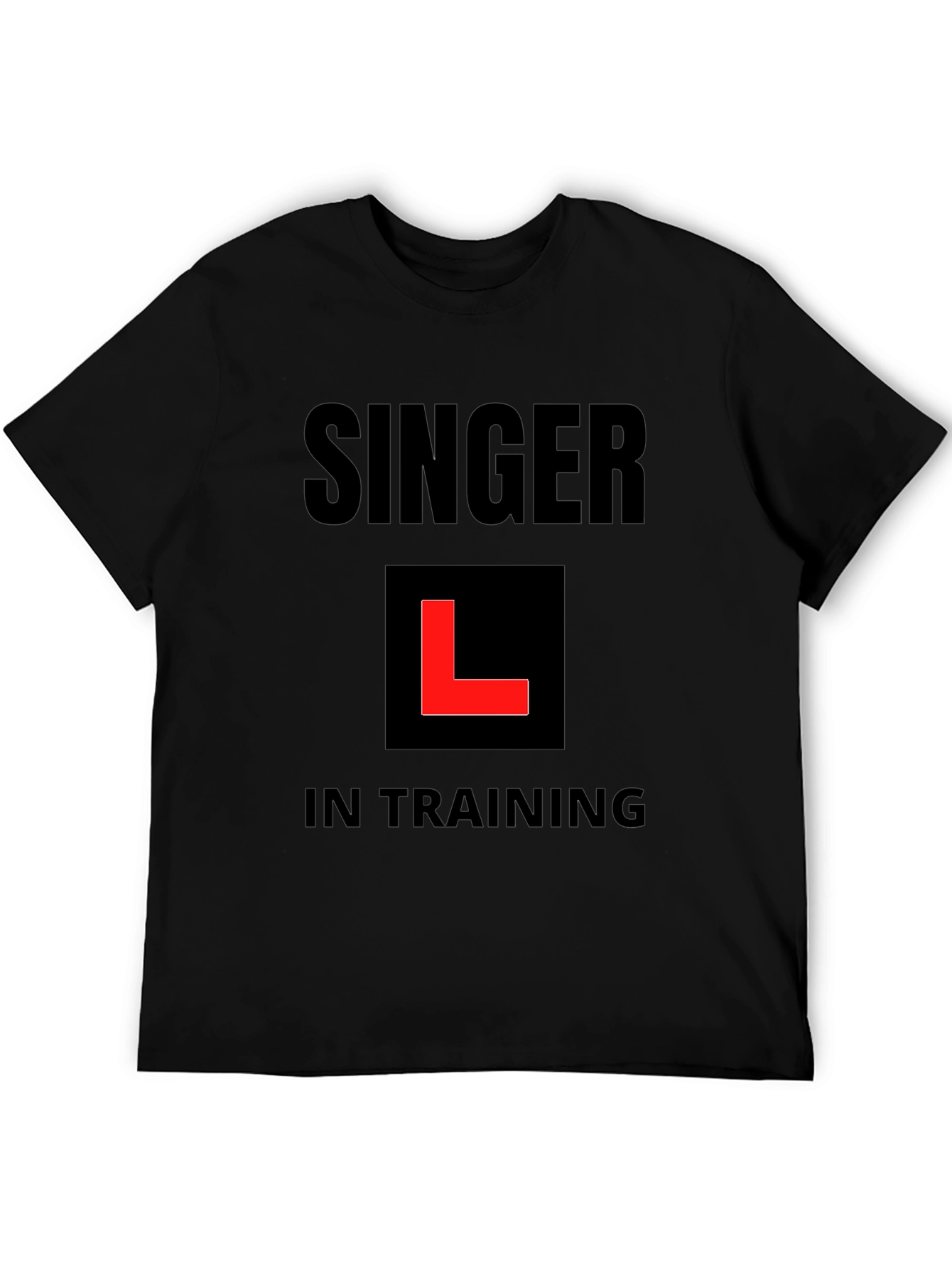 Singer in Training Black T-Shirt