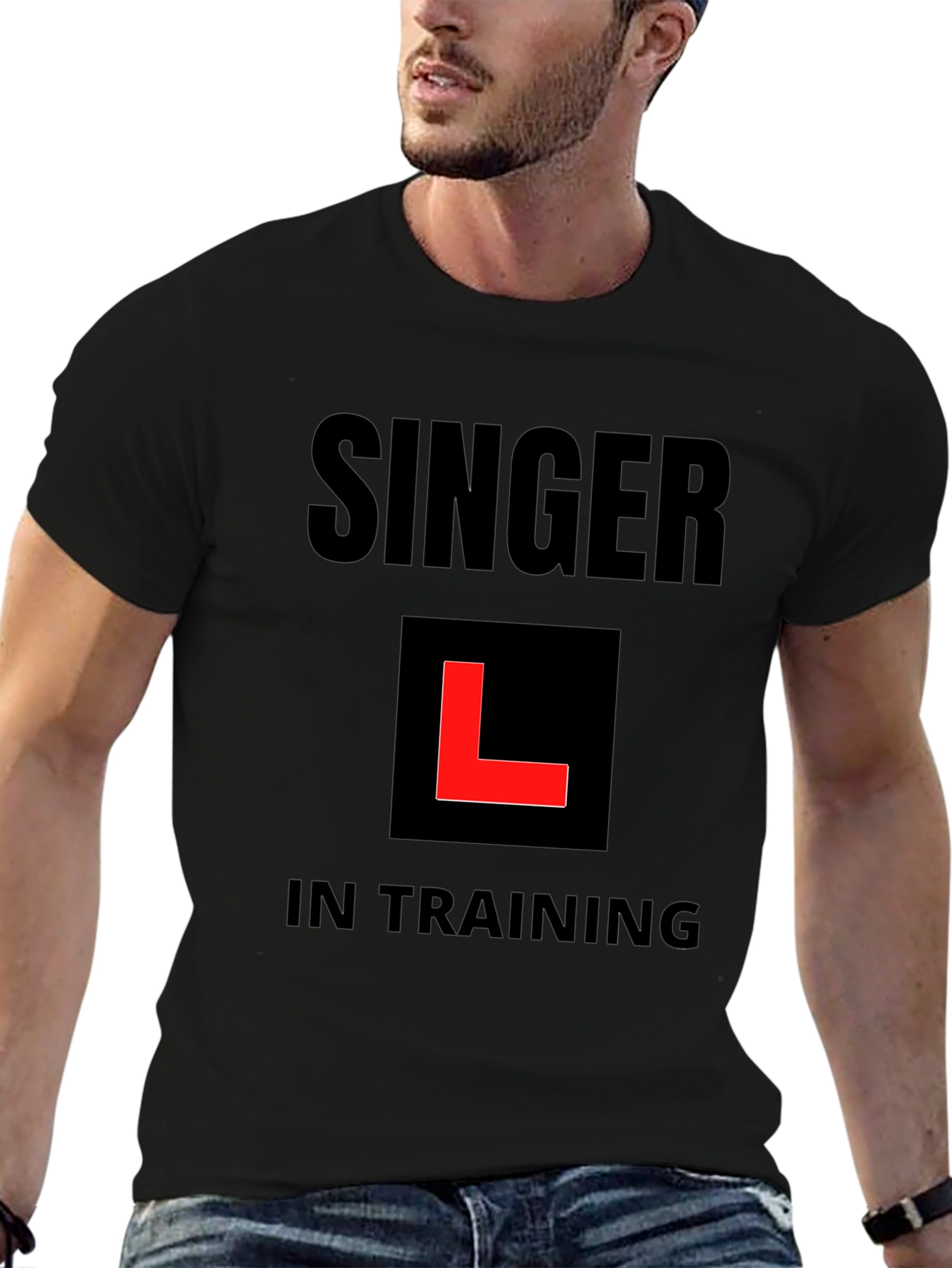 Singer in Training Black T-Shirt