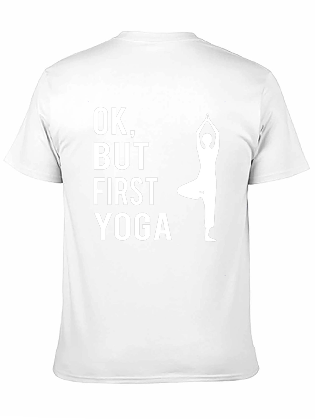 OK But First Yoga T-Shirt - Black