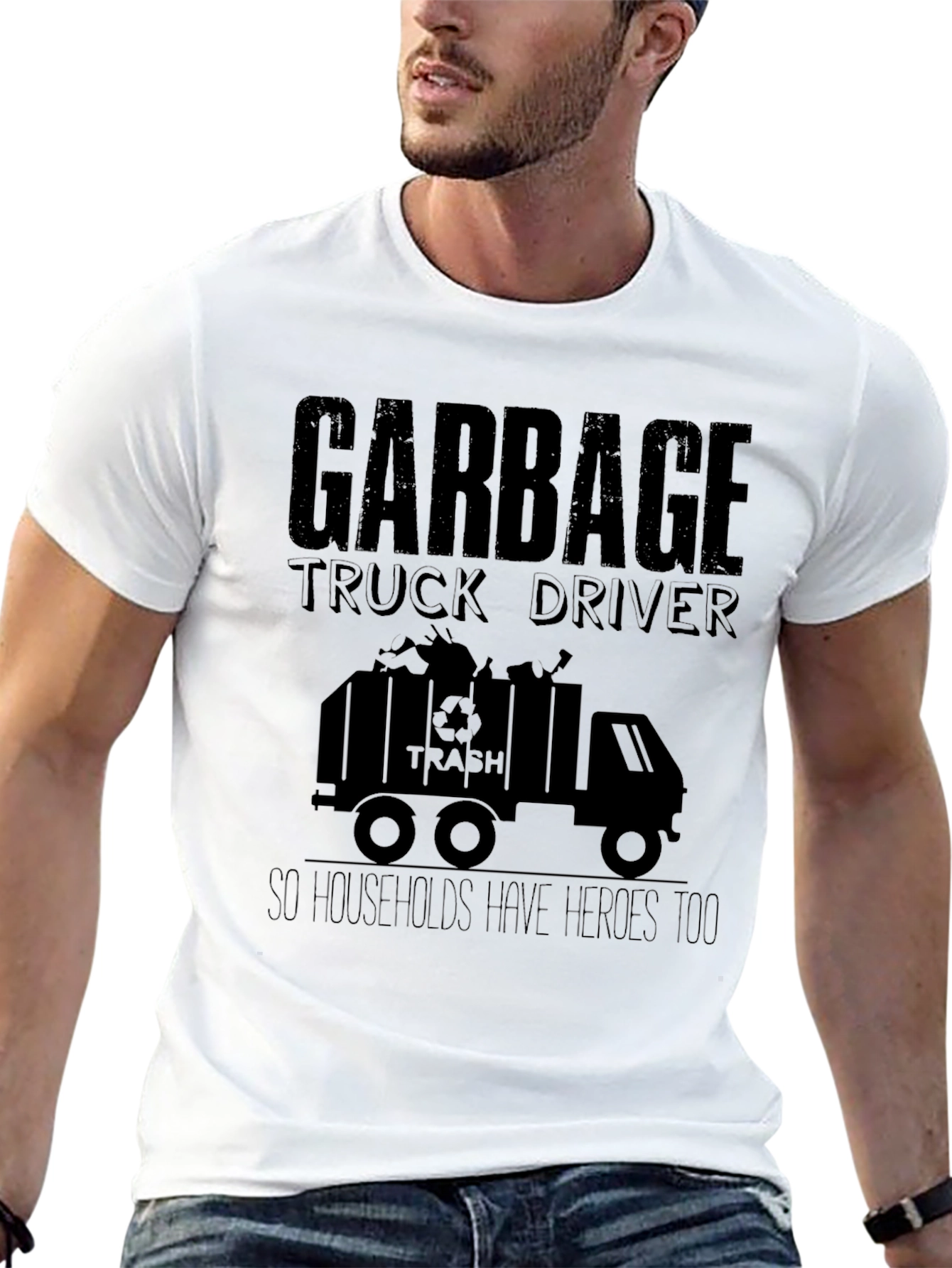 Garbage Truck Driver Hero T-Shirt
