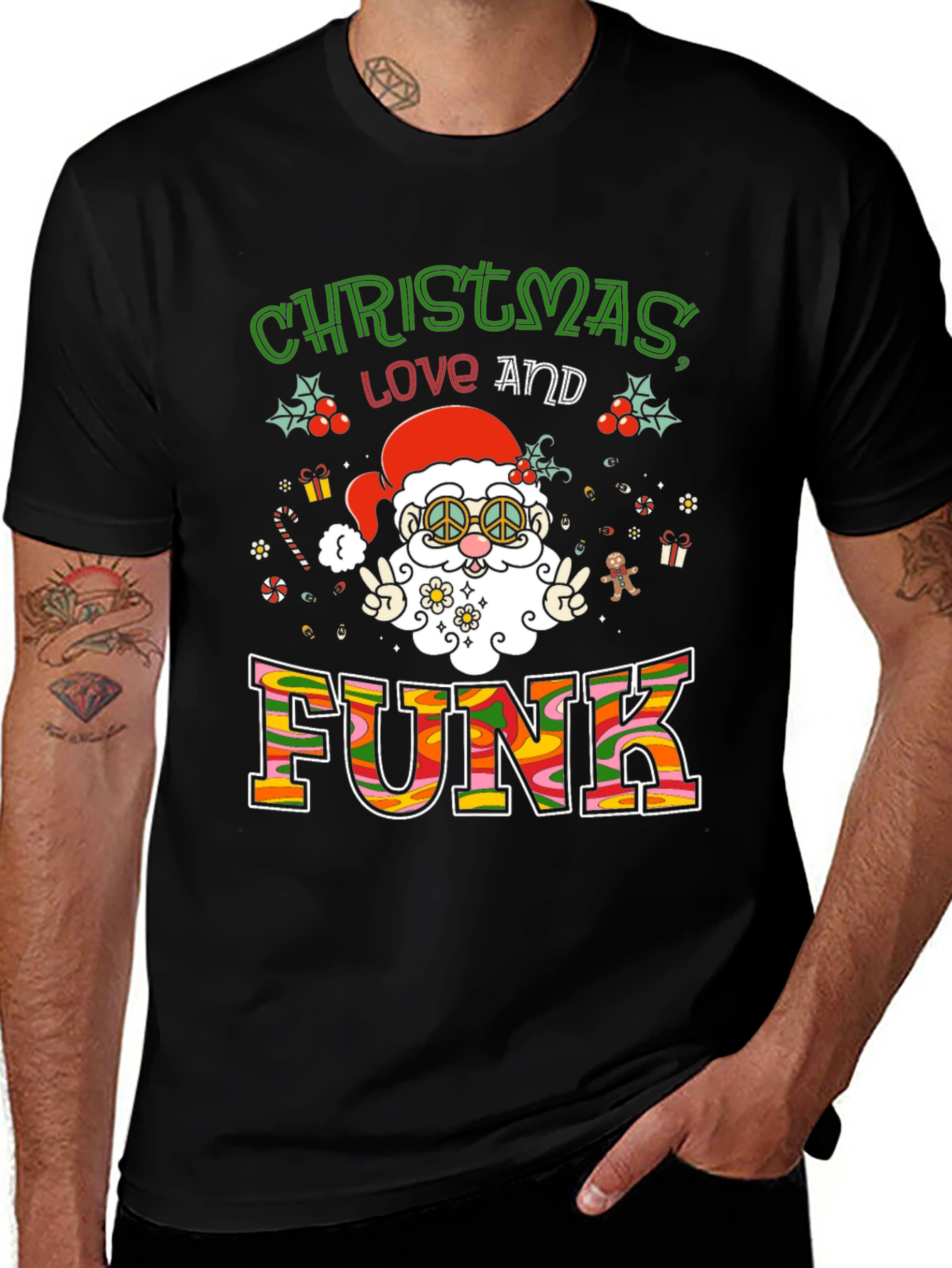 Christmas Love and Funk T-Shirt