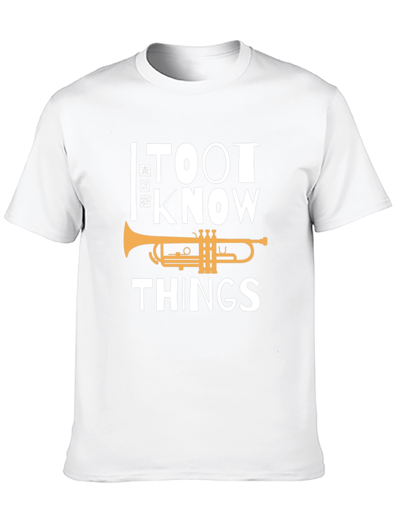 Toot and Know Things Trumpet Player Graphic Tee