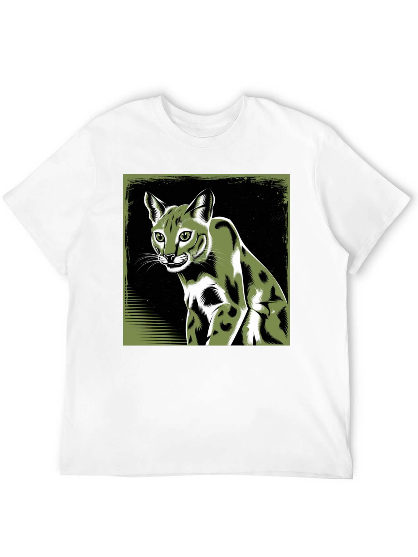 Cool Caracal Cat Graphic Tee