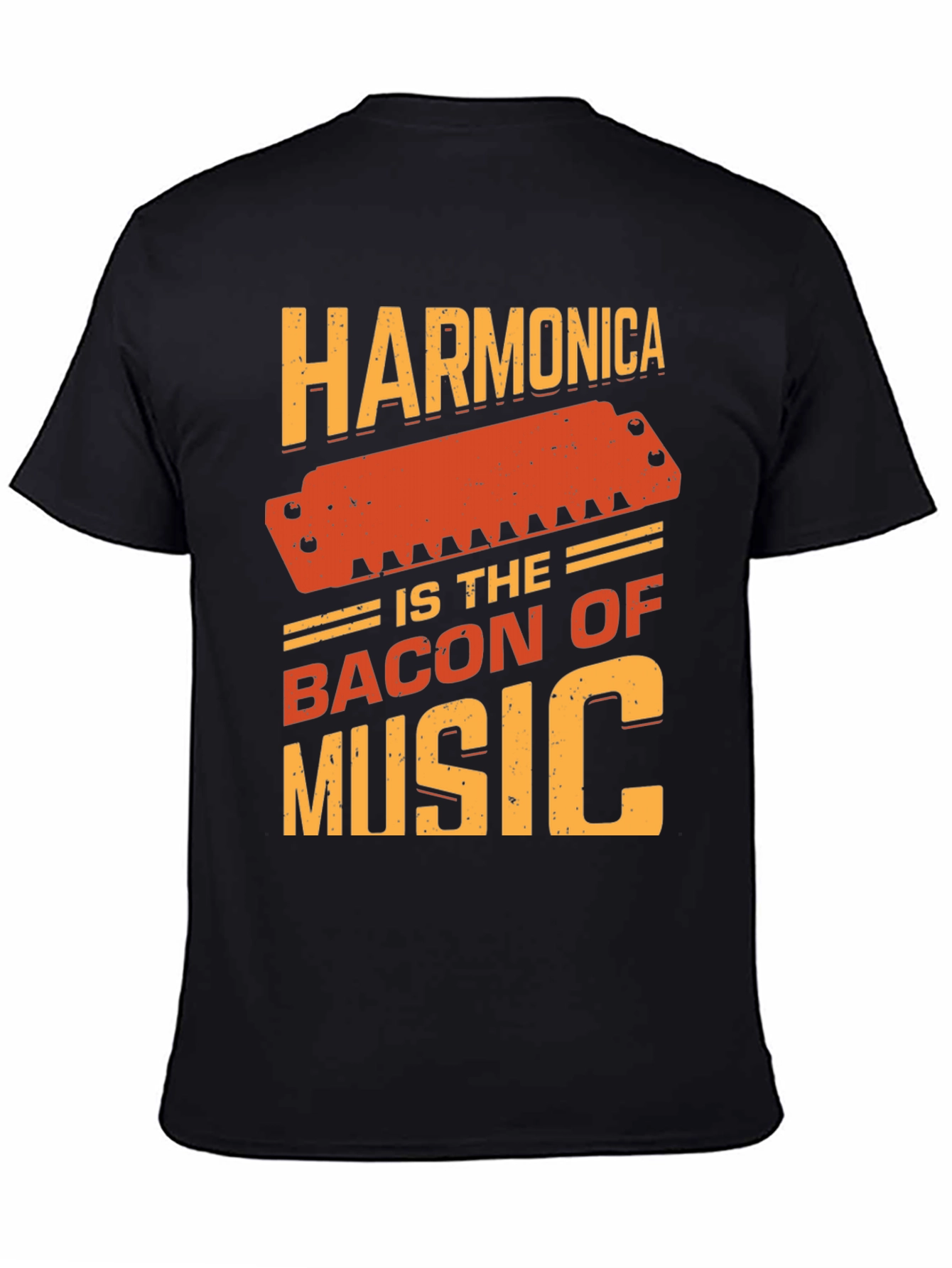 Harmonica is the Bacon of Music T-Shirt