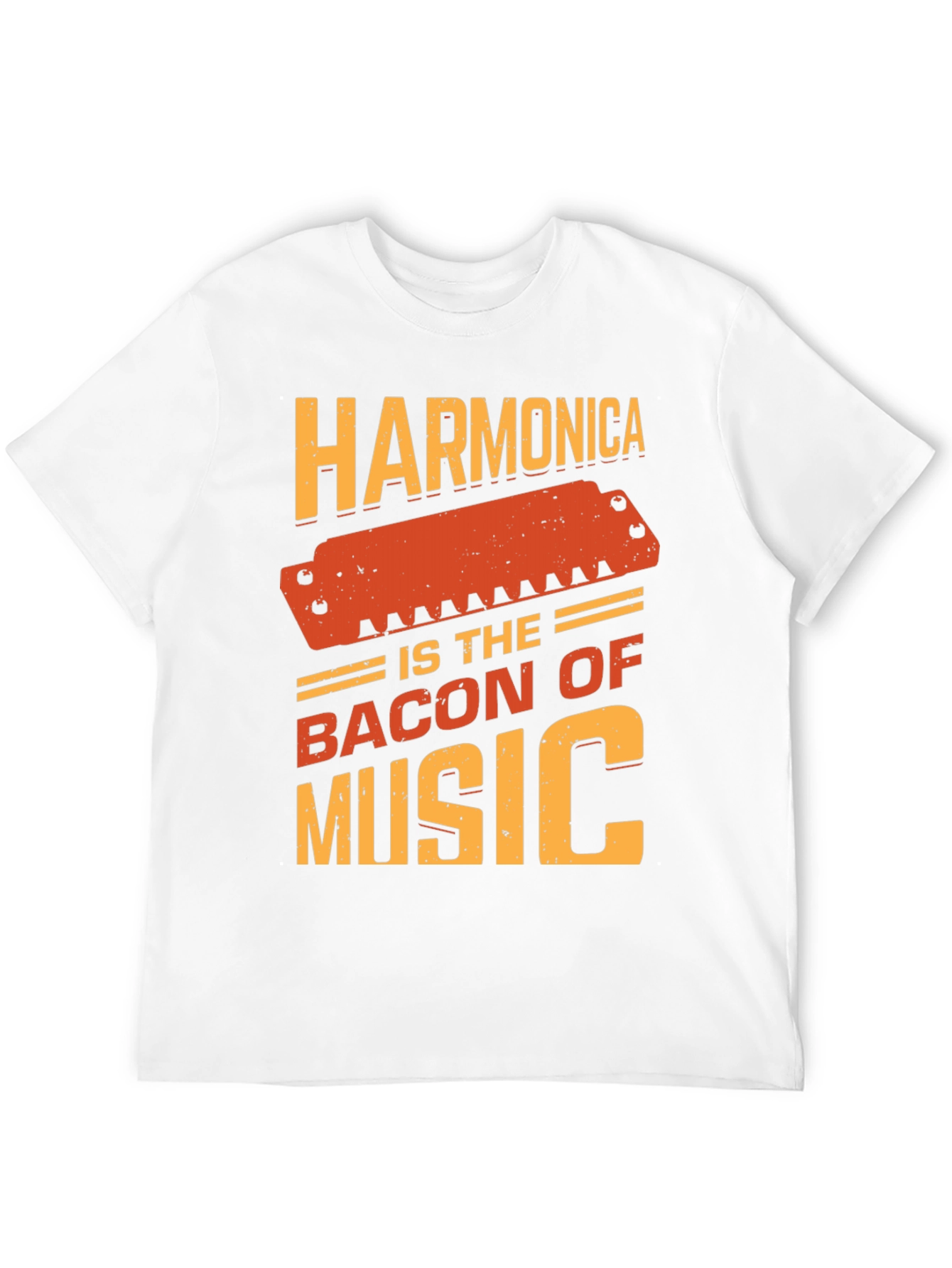 Harmonica is the Bacon of Music T-Shirt