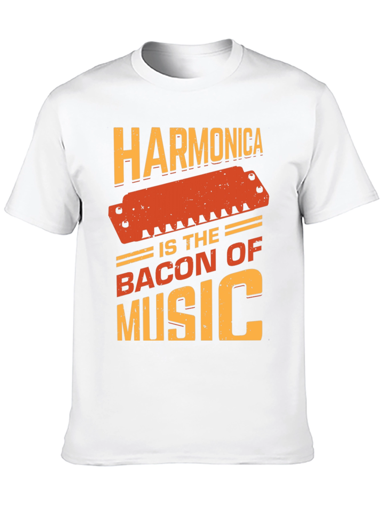 Harmonica is the Bacon of Music T-Shirt