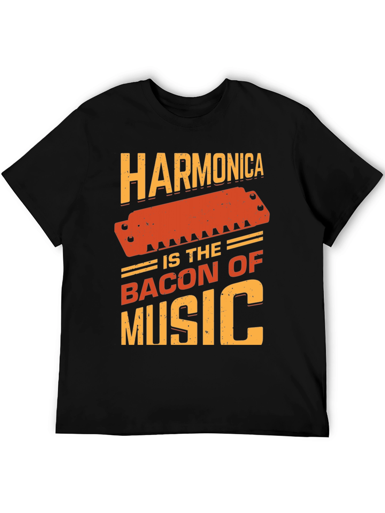 Harmonica is the Bacon of Music T-Shirt