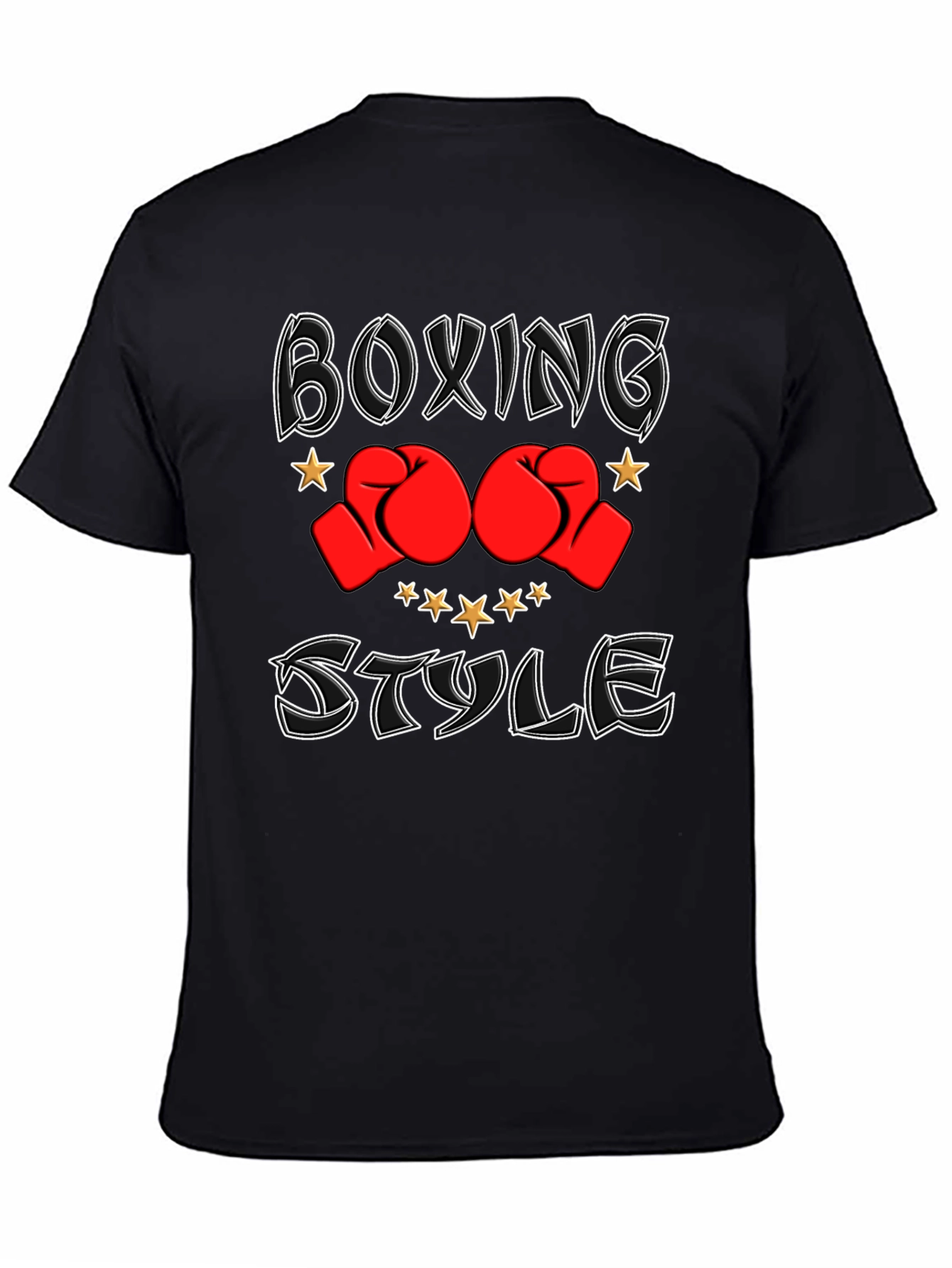 Boxing Style Graphic T-Shirt