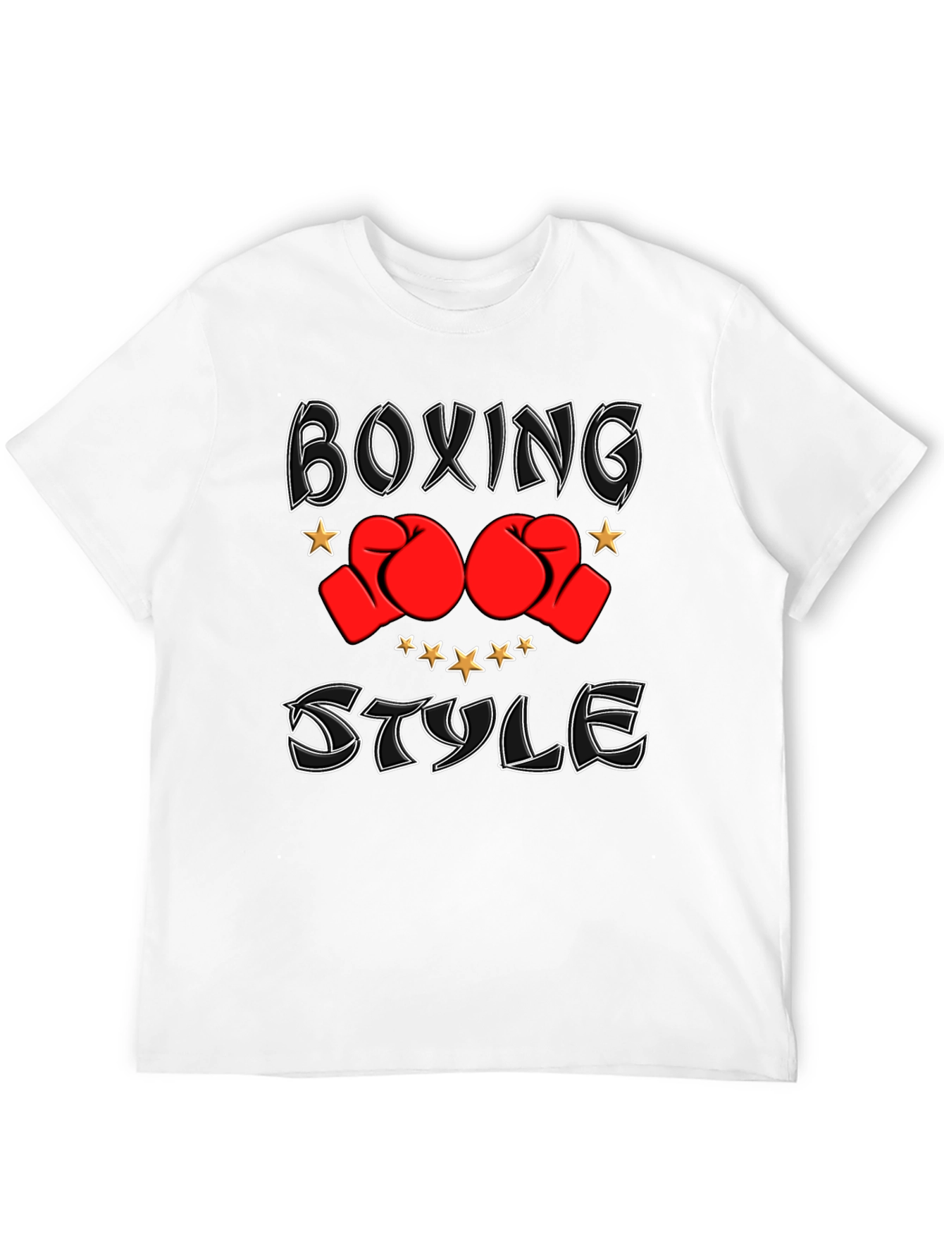Boxing Style Graphic T-Shirt