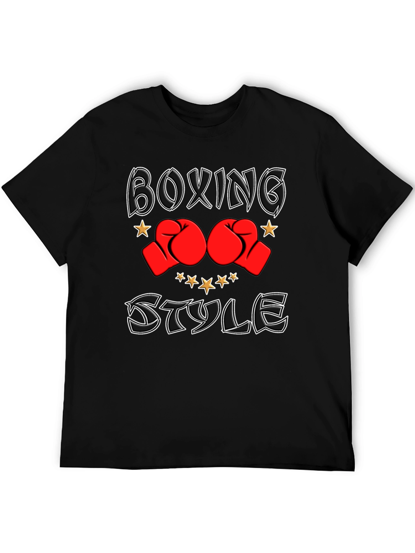 Boxing Style Graphic T-Shirt