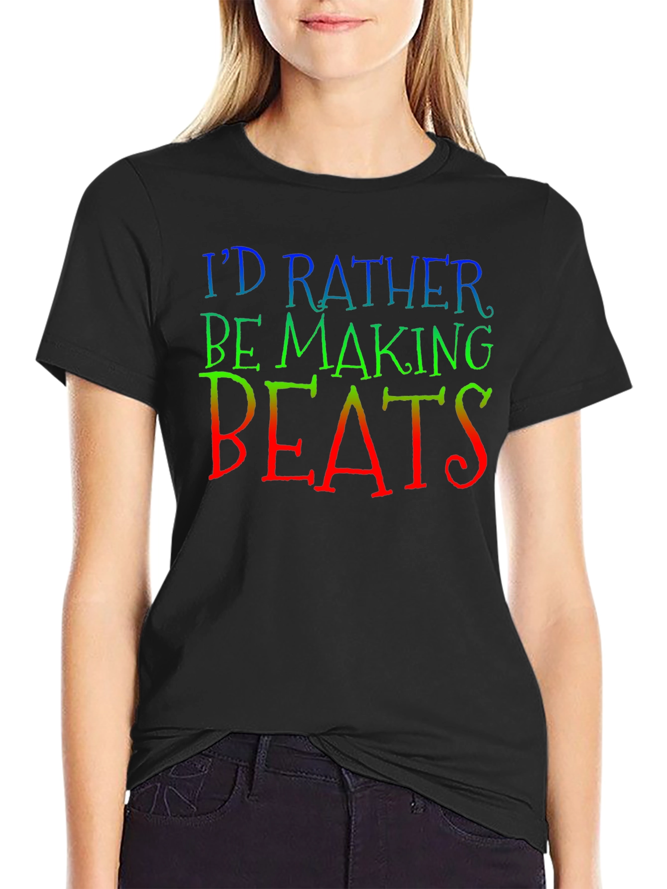 Id Rather Be Making Beats Graphic Tee