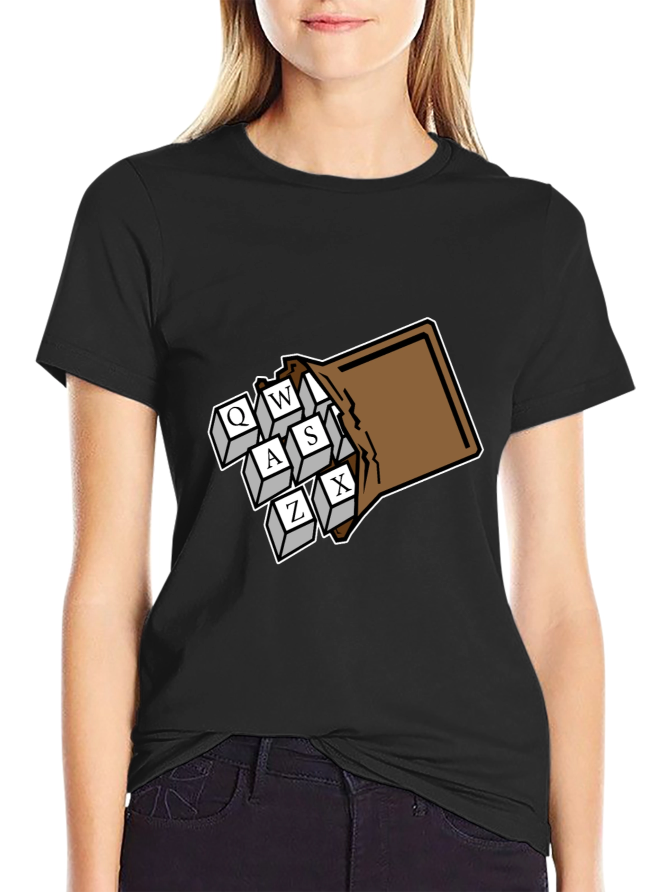 Gamer Keys T-Shirt - QWASZX Design