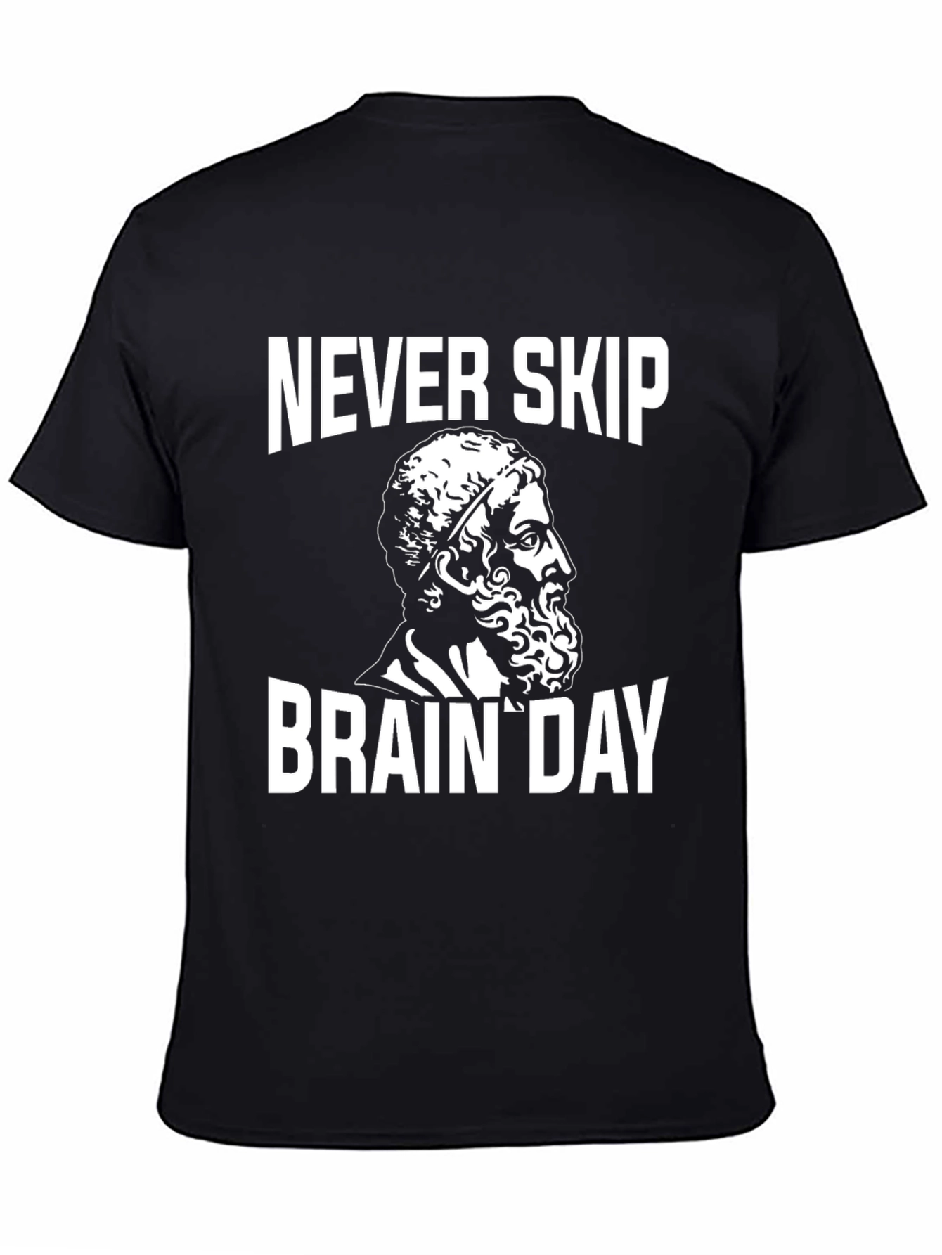 Never Skip Brain Day T-Shirt - Classic Design