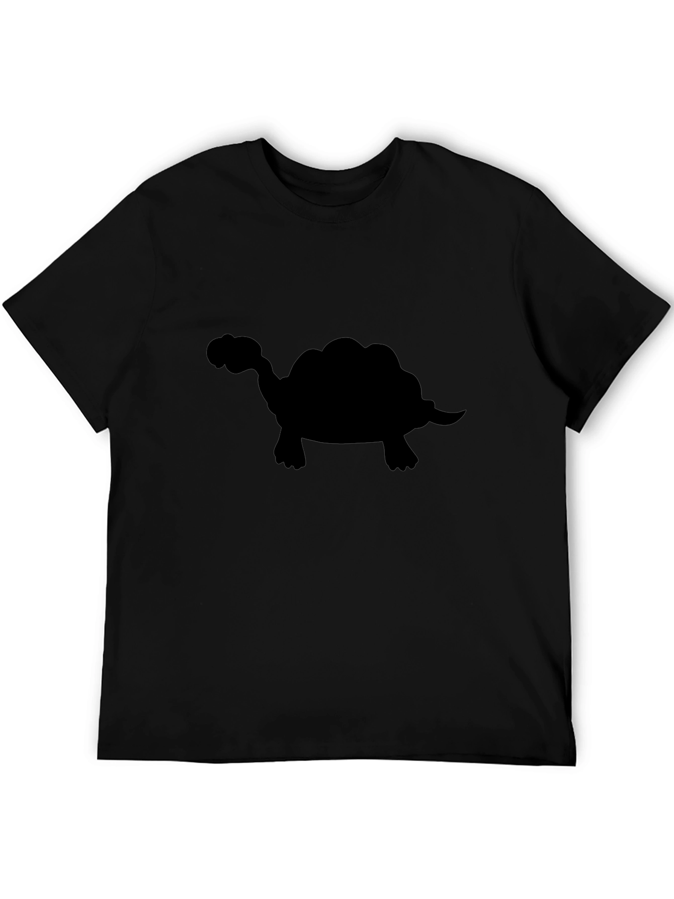 Turtle Silhouette Black T-Shirt