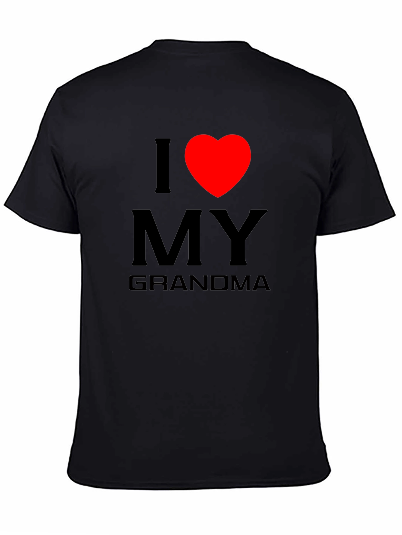 I Love Grandma Tee - Heart Graphic T-Shirt