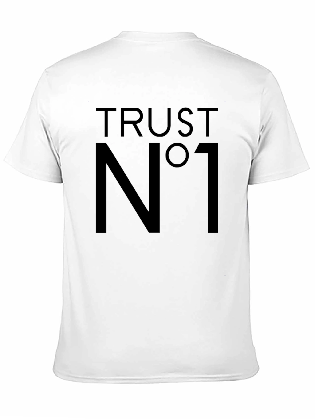Trust No One Graphic Tee - Black