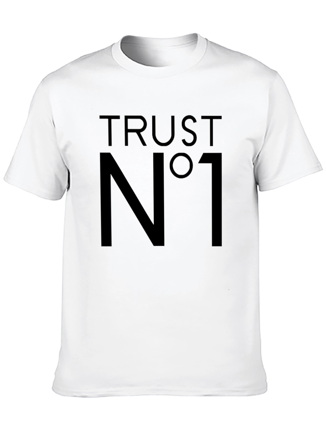 Trust No One Graphic Tee - Black
