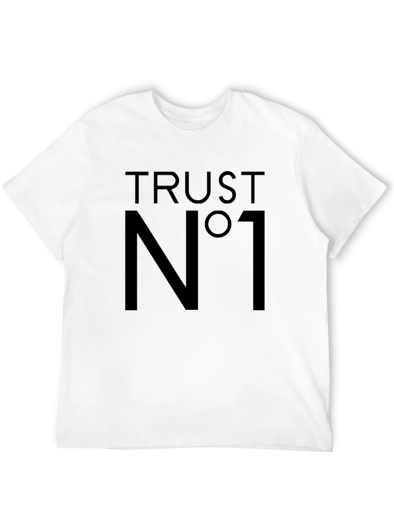 Trust No One Graphic Tee - Black
