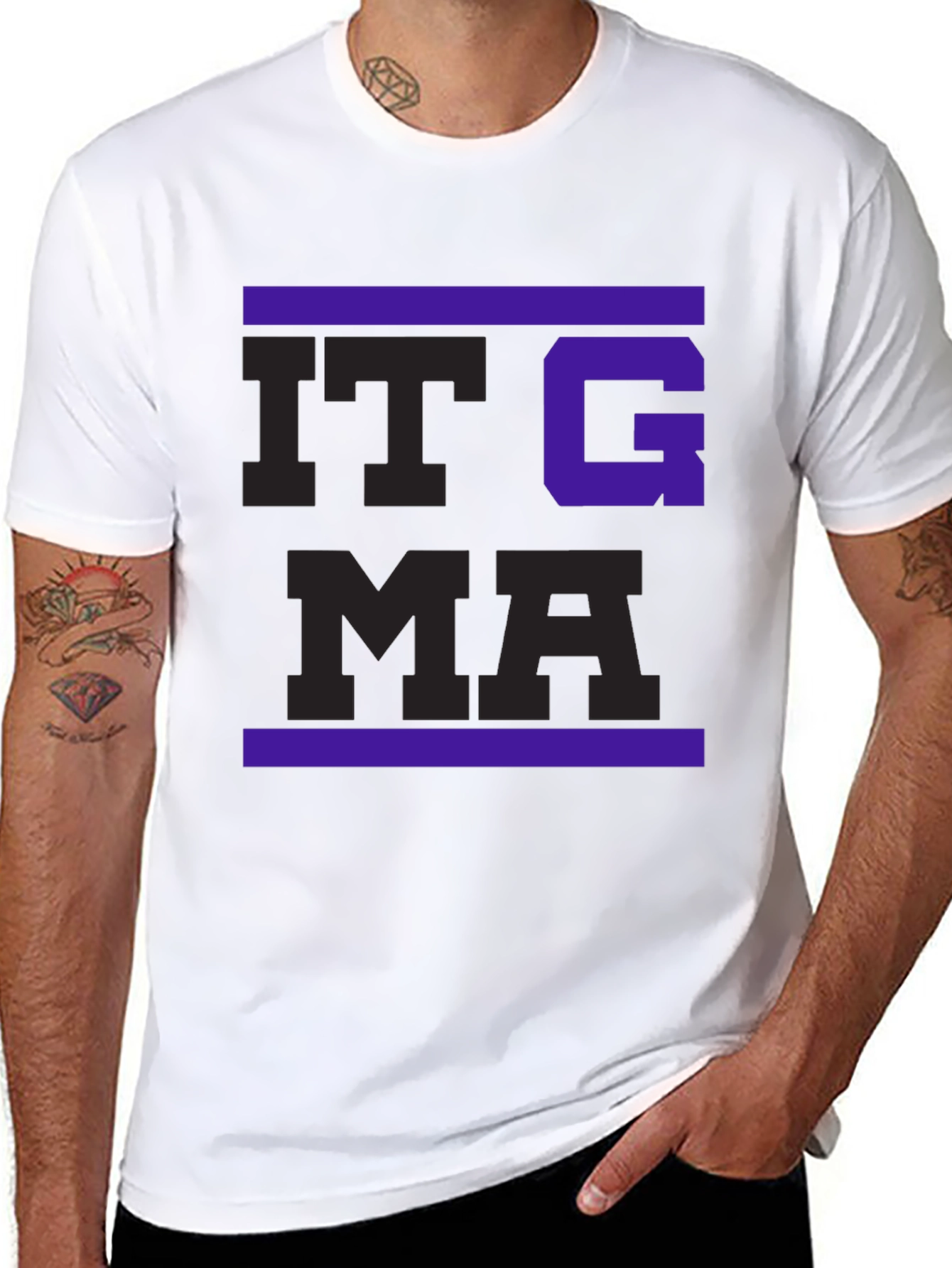 ITGMA Bold Graphic T-Shirt
