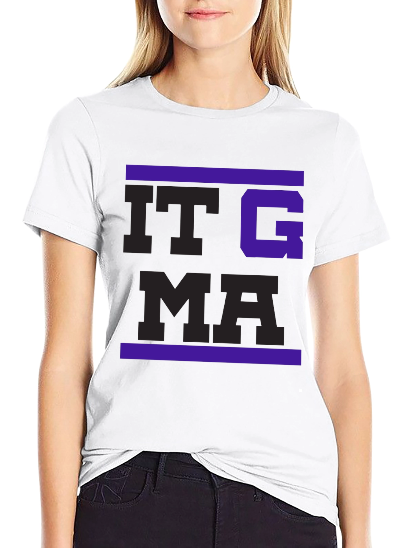 ITGMA Bold Graphic T-Shirt