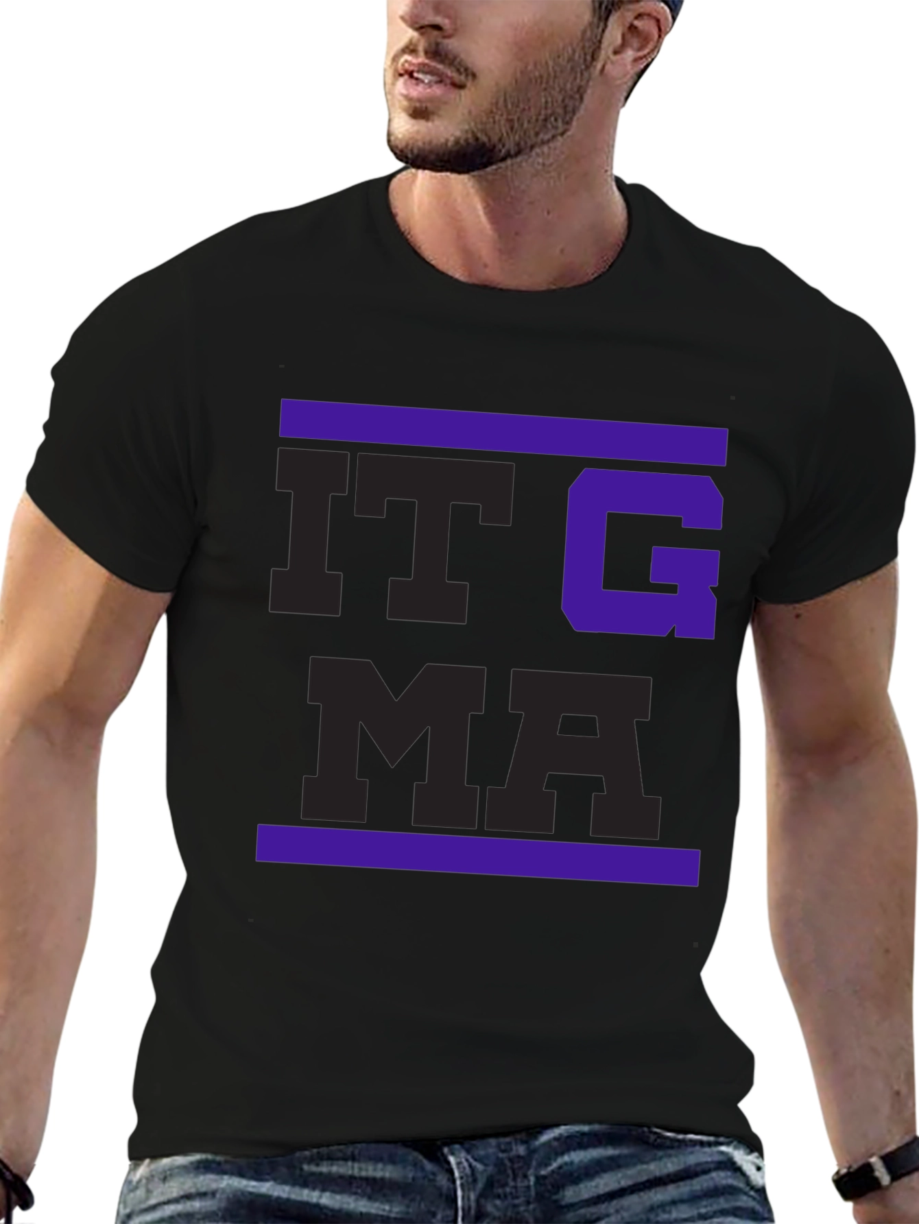 ITGMA Bold Graphic T-Shirt