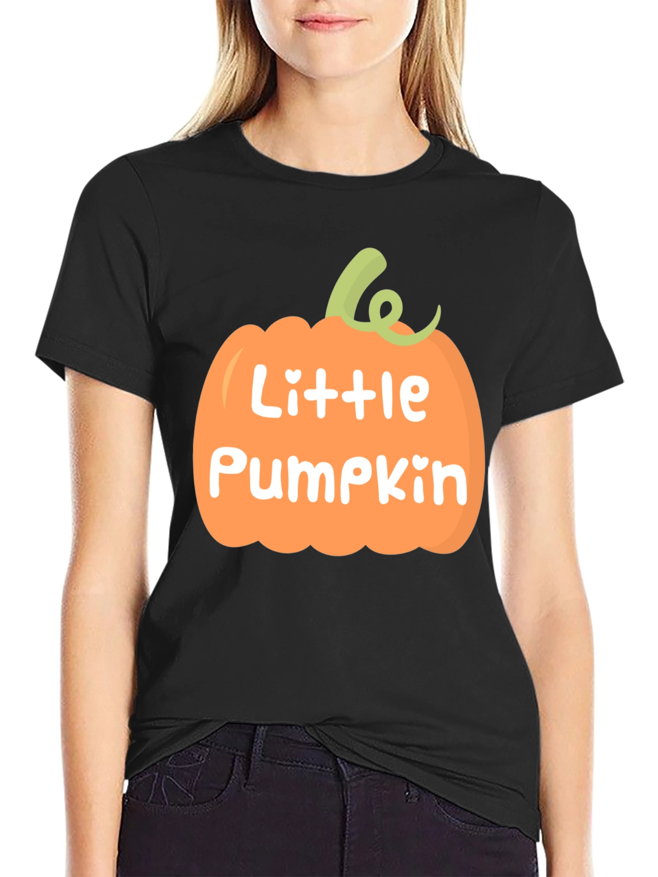 Little Pumpkin Black T-Shirt