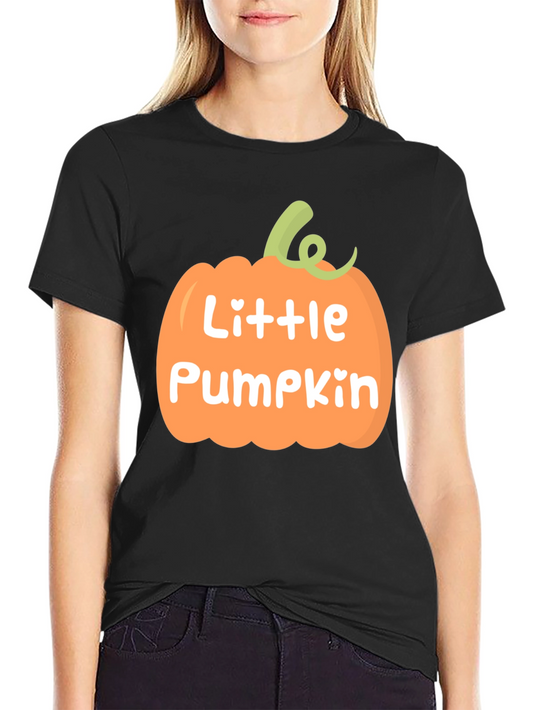 Little Pumpkin Black T-Shirt