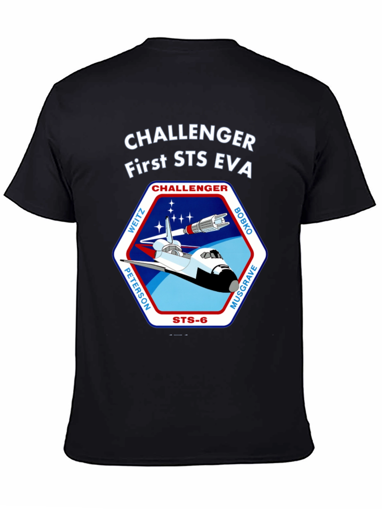 Challenger First STS EVA Space Shuttle T-Shirt
