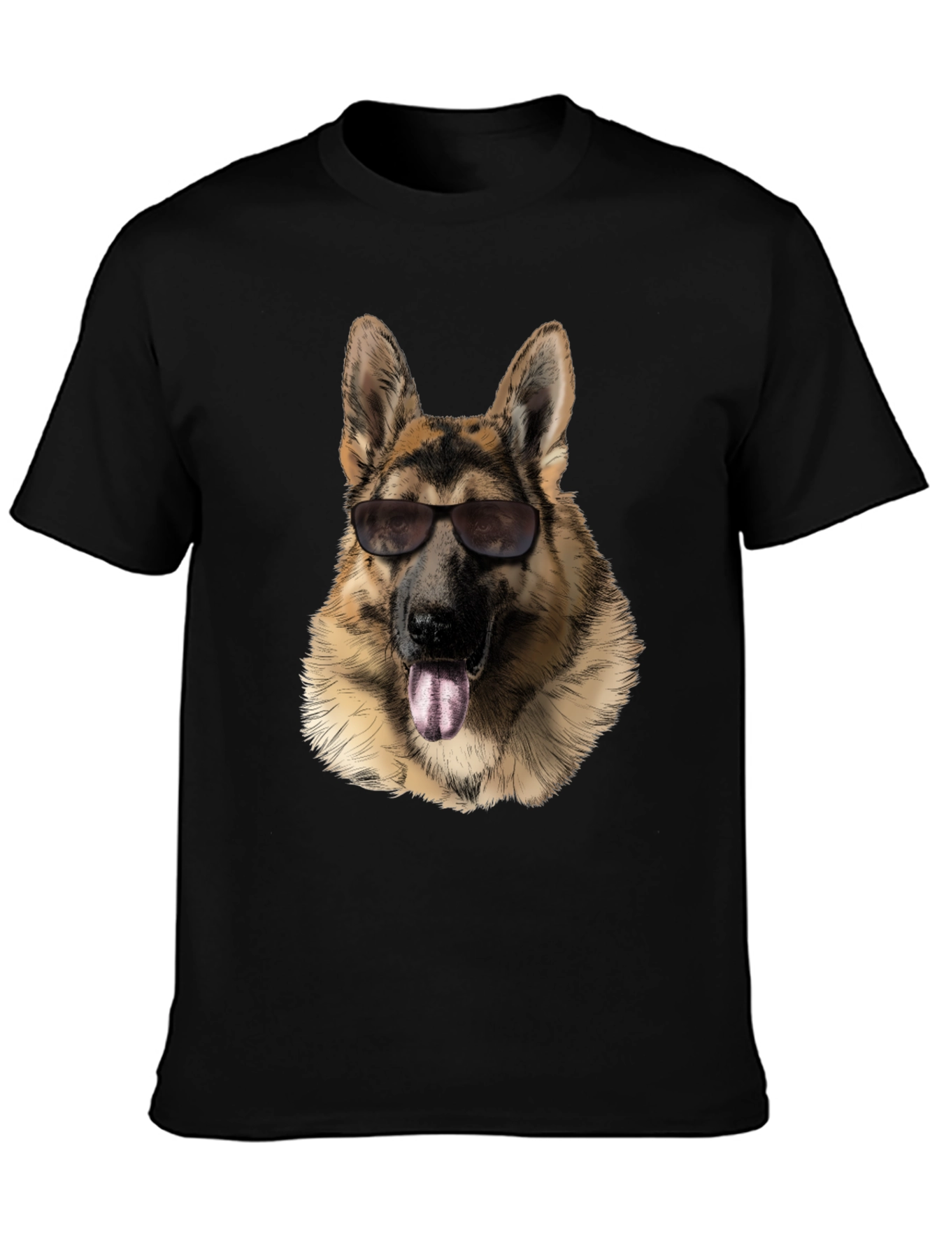 Cool German Shepherd Graphic T-Shirt