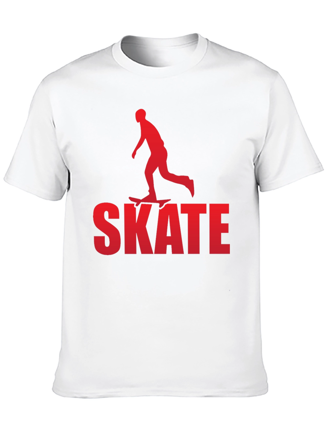Skate T-Shirt - Red Skater Graphic Tee