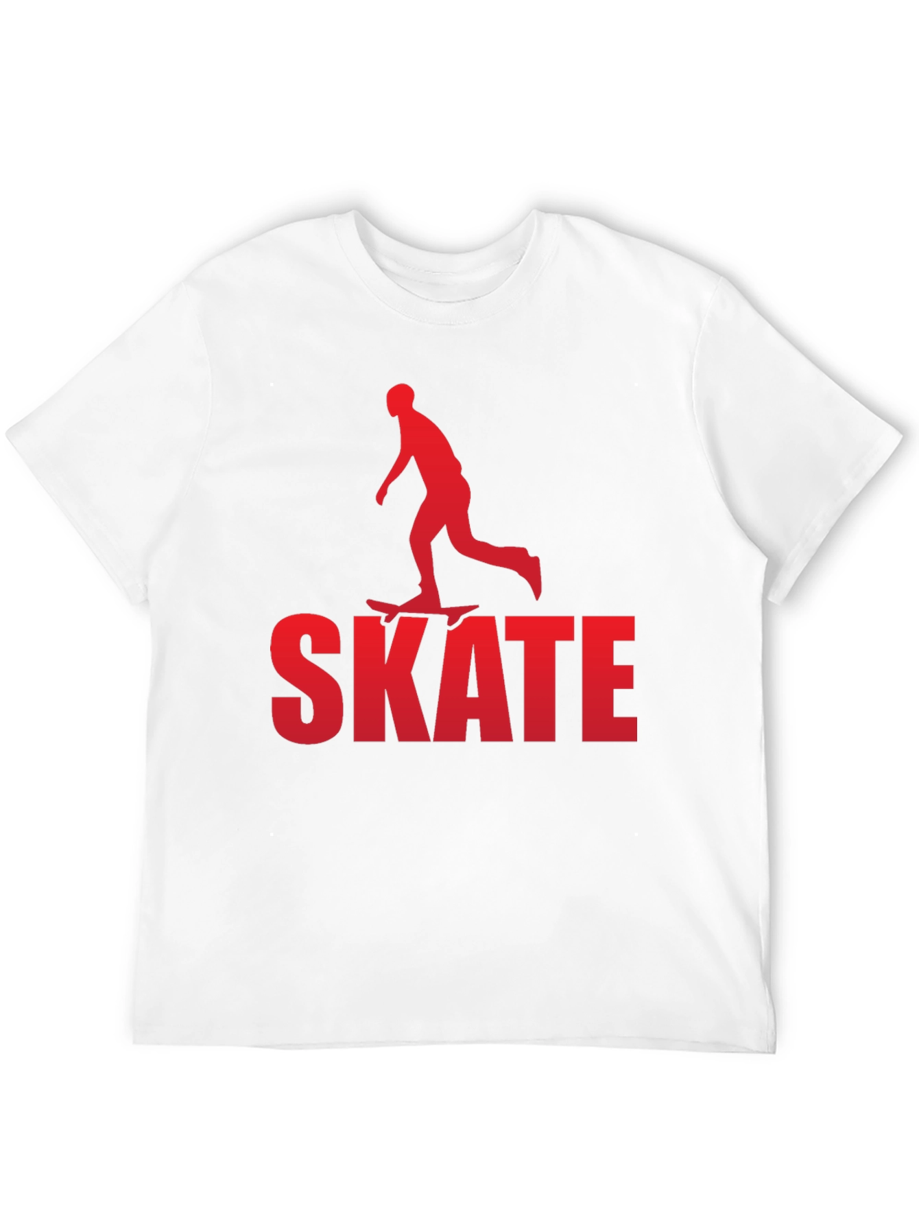 Skate T-Shirt - Red Skater Graphic Tee