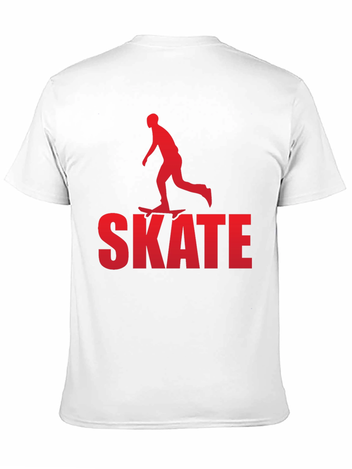 Skate T-Shirt - Red Skater Graphic Tee