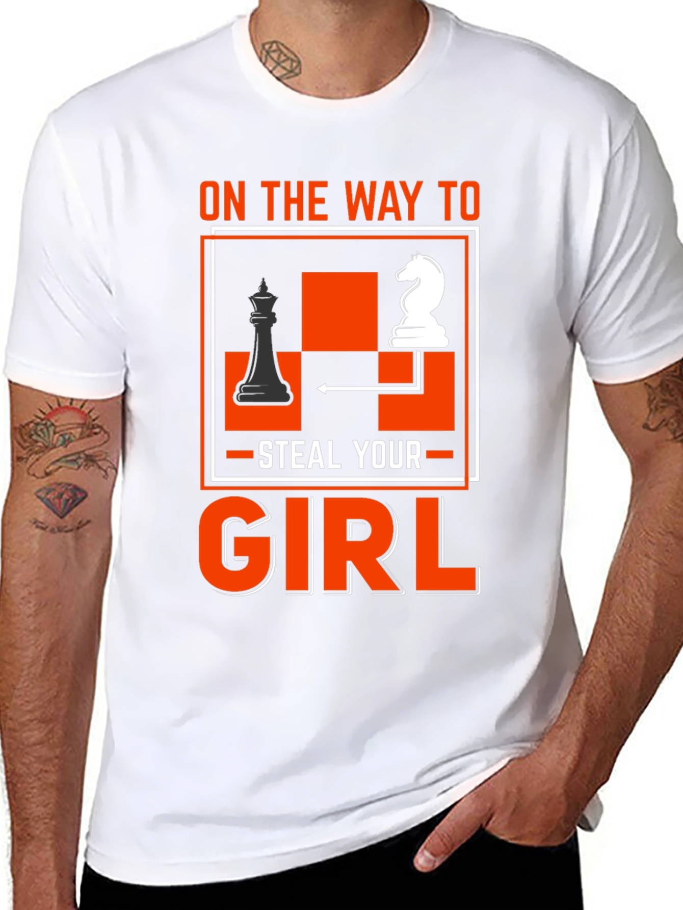 Chess Knight Steal Your Girl T-Shirt