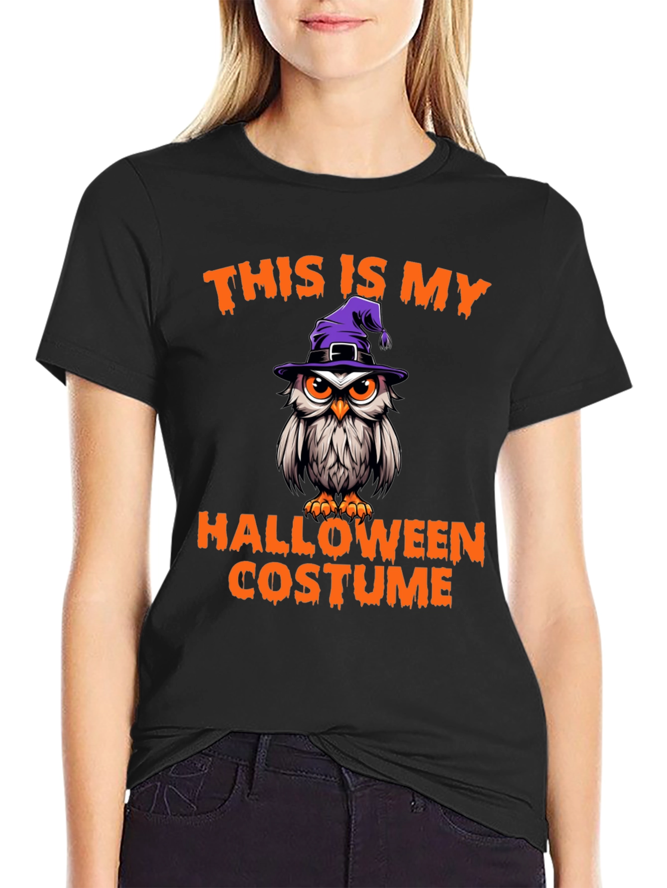 Halloween Owl Costume T-Shirt