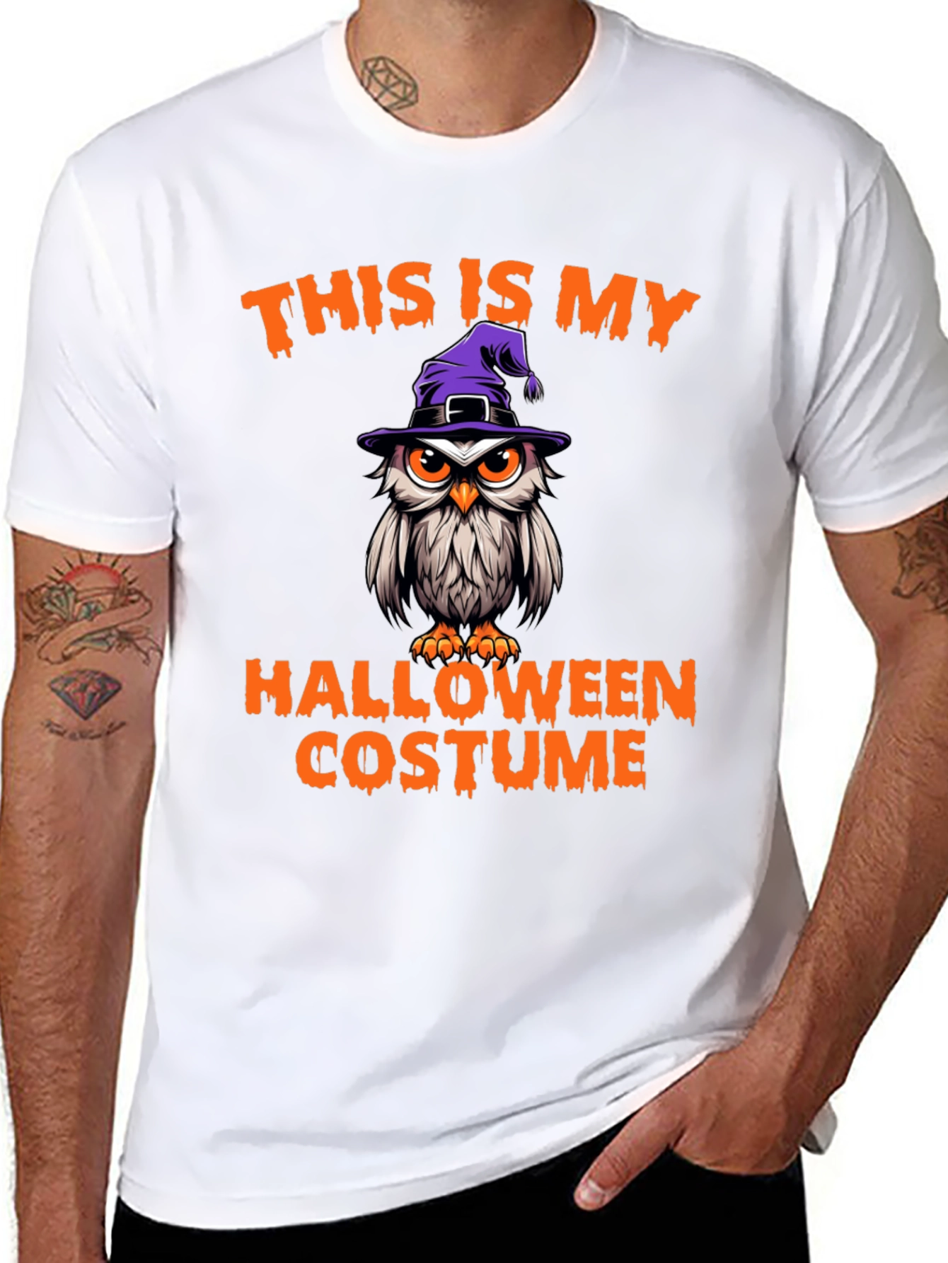 Halloween Owl Costume T-Shirt