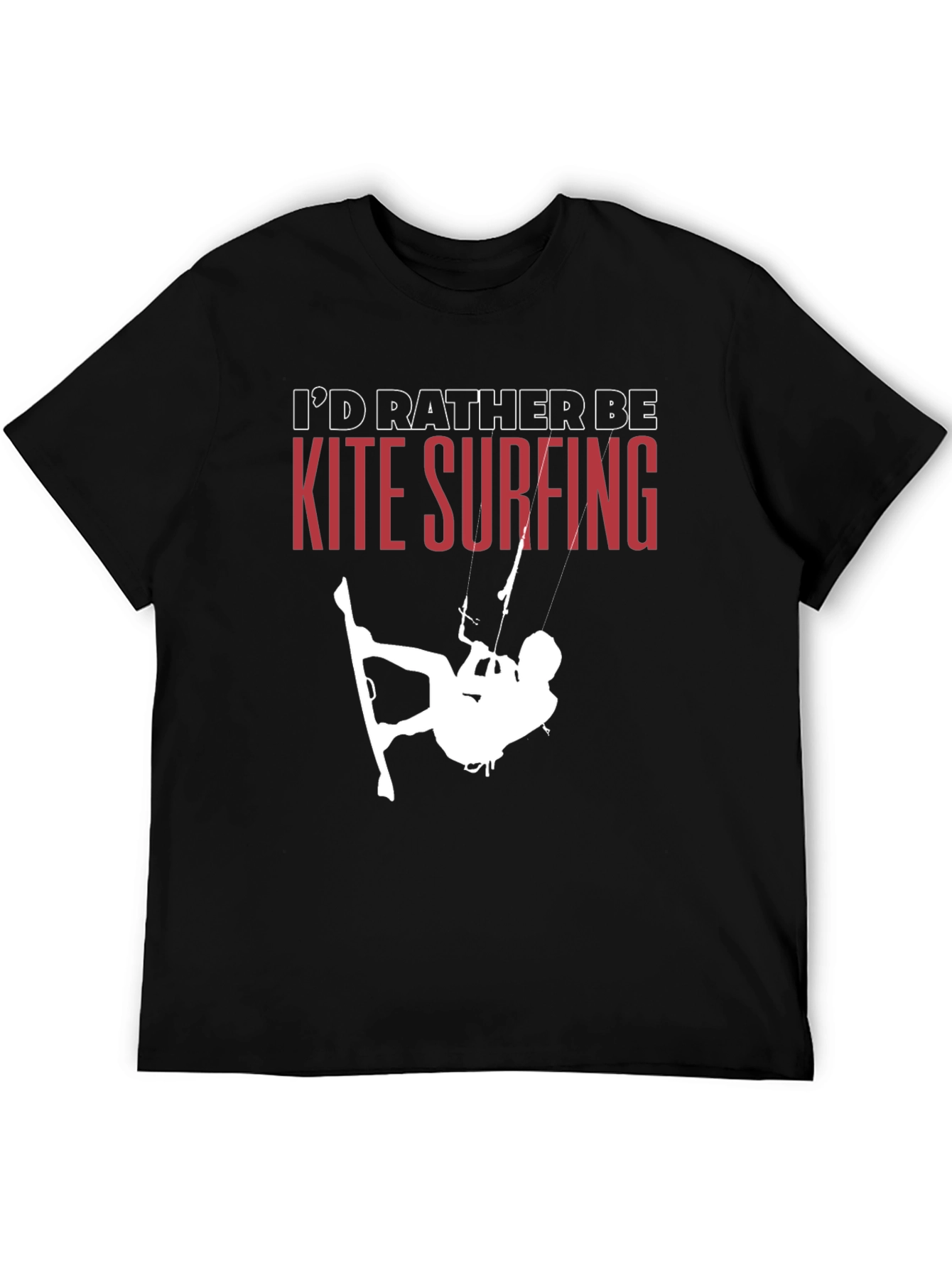 Kite Surfing T-Shirt - Id Rather Be Surfing Tee
