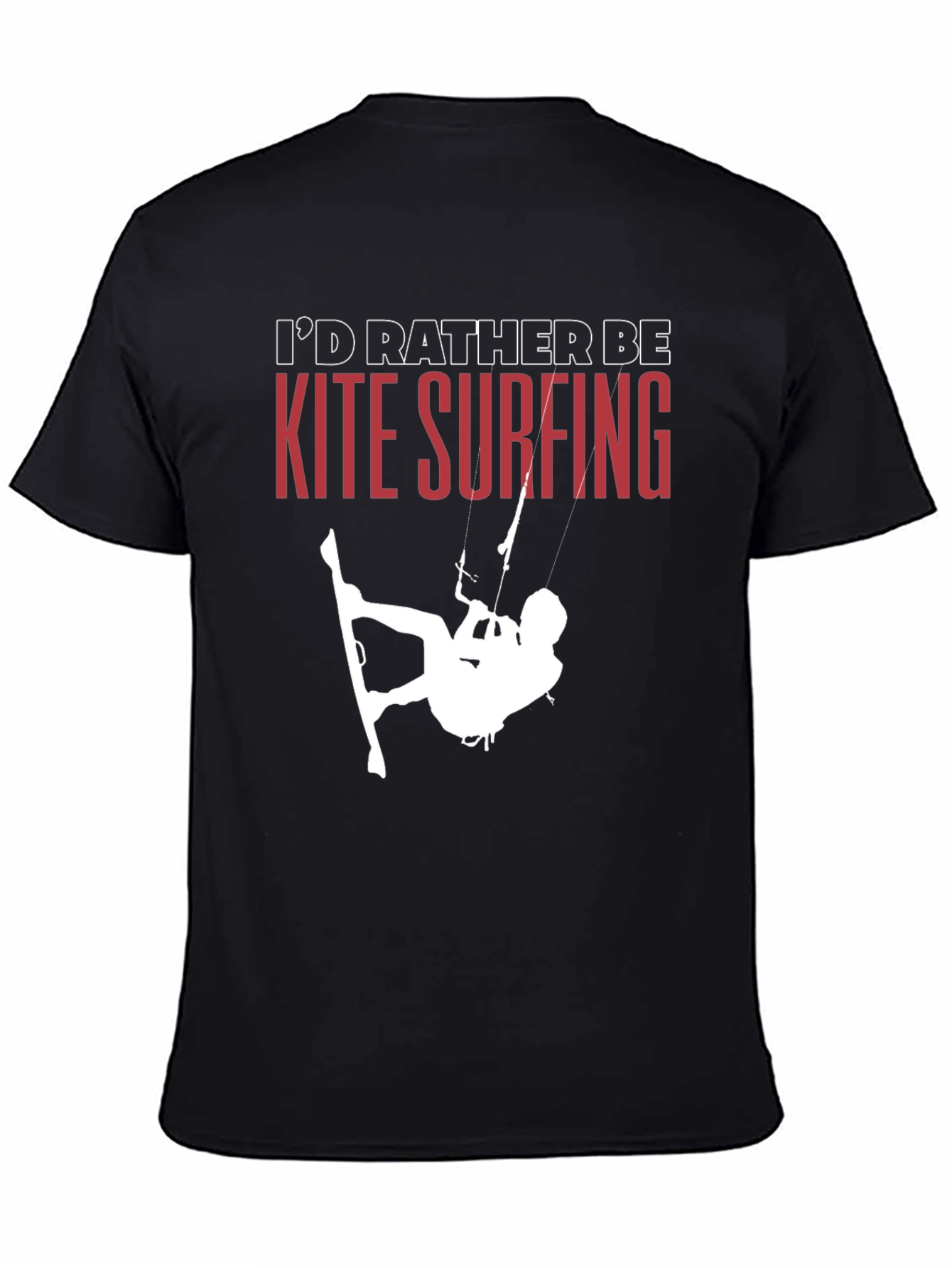 Kite Surfing T-Shirt - Id Rather Be Surfing Tee