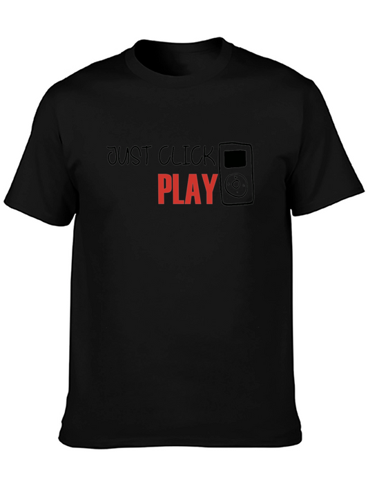 Just Click Play Graphic T-Shirt