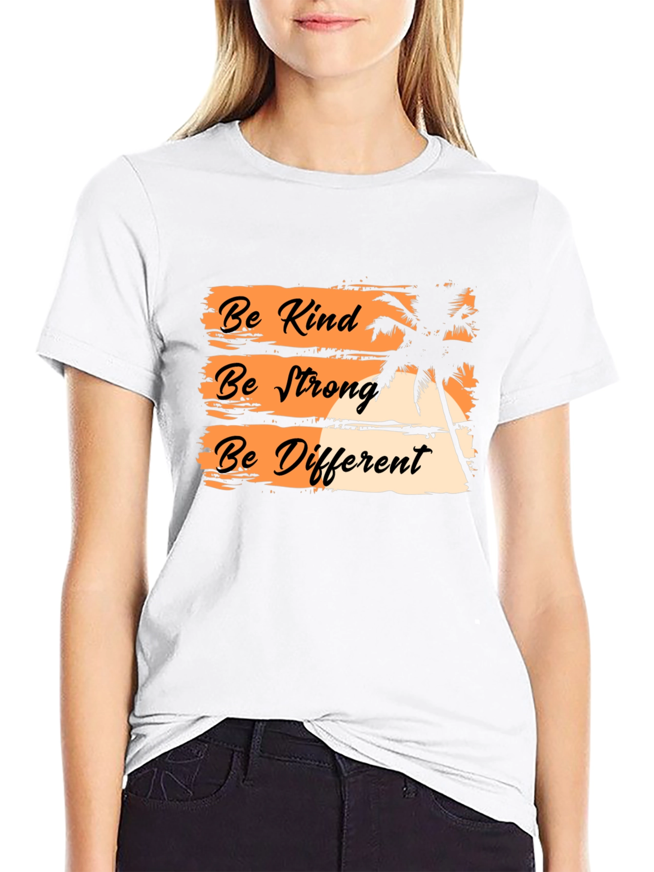 Be Kind Be Strong Be Different Graphic T-Shirt