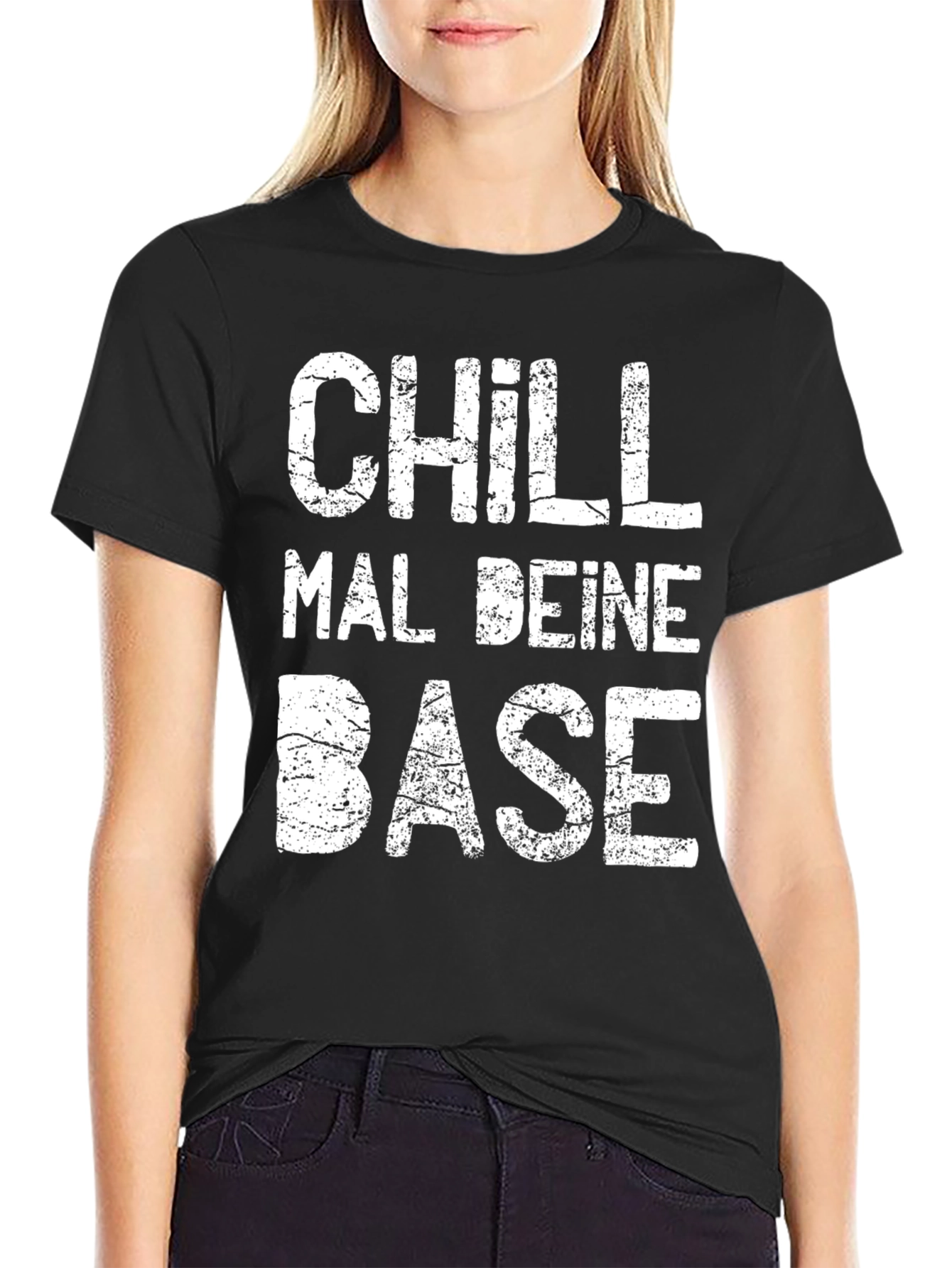 Chill Mal Deine Base Graphic T-Shirt
